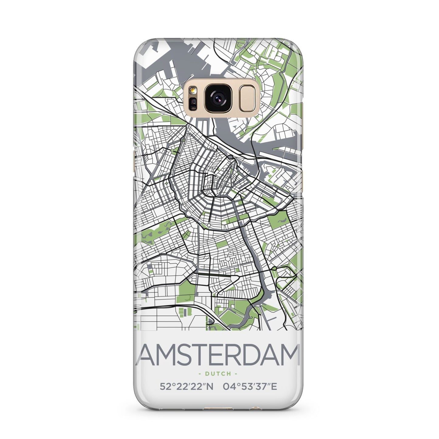Map of Amsterdam Samsung Galaxy S8 Plus Case
