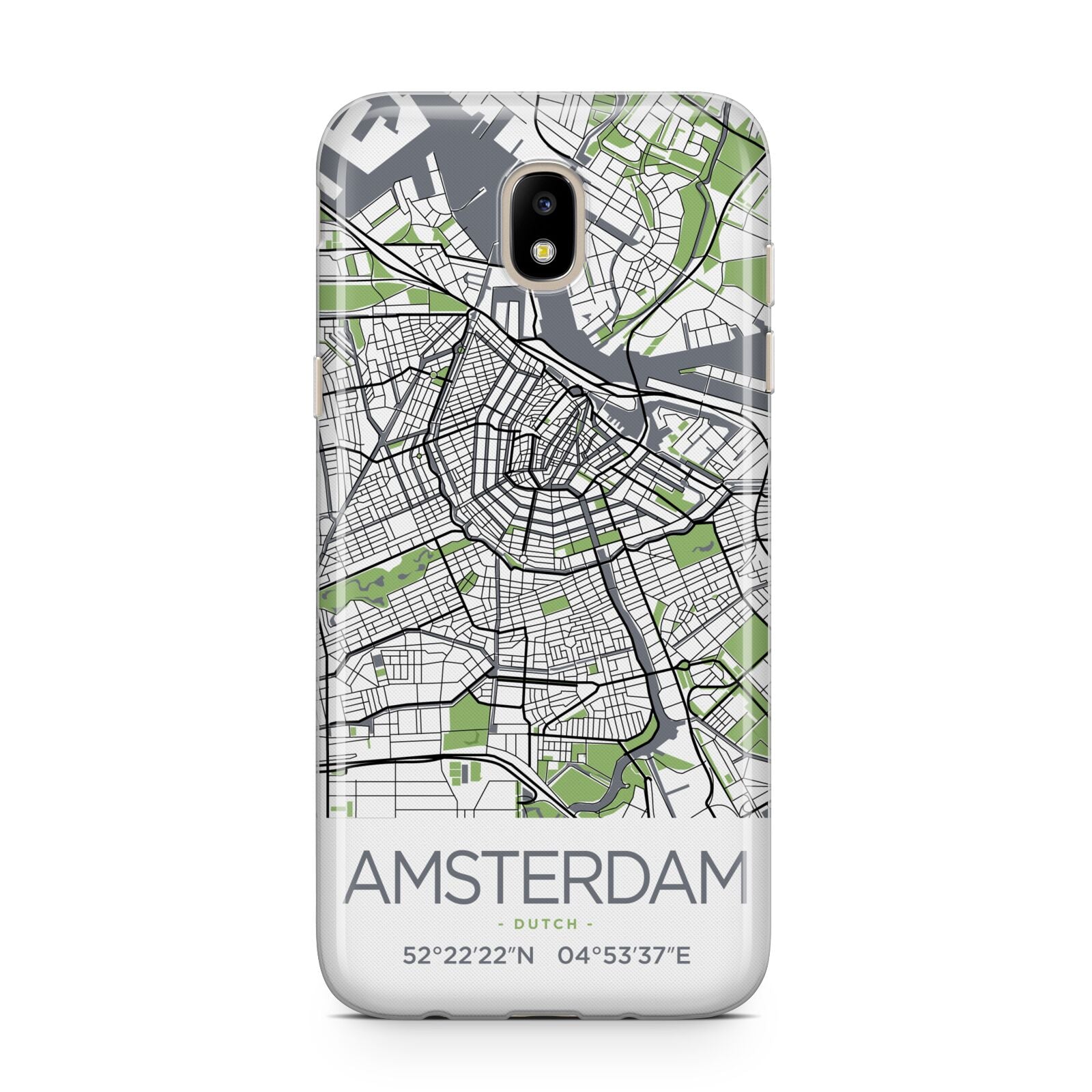 Map of Amsterdam Samsung J5 2017 Case
