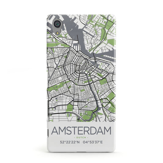 Map of Amsterdam Sony Xperia Case