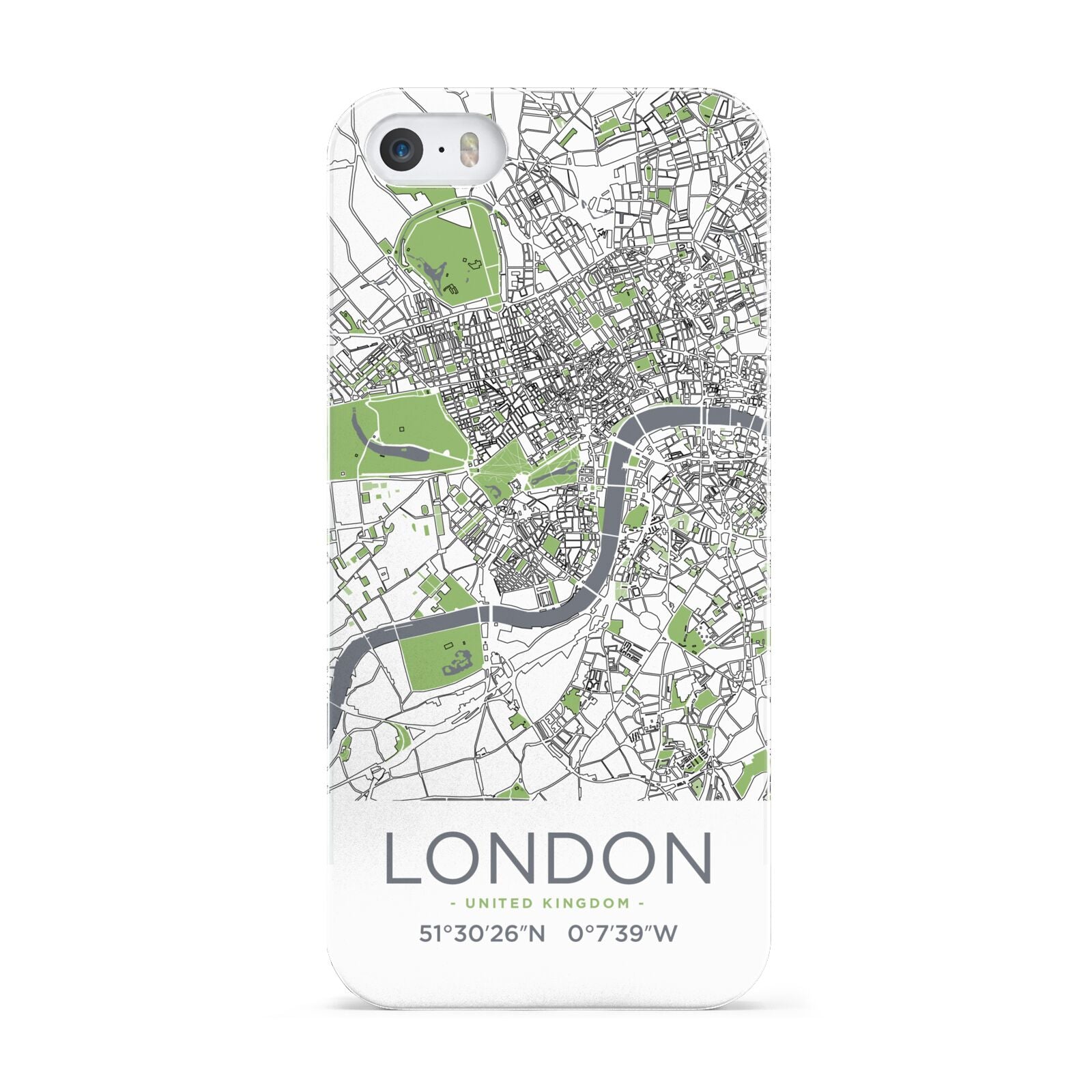 Map of London Apple iPhone 5 Case