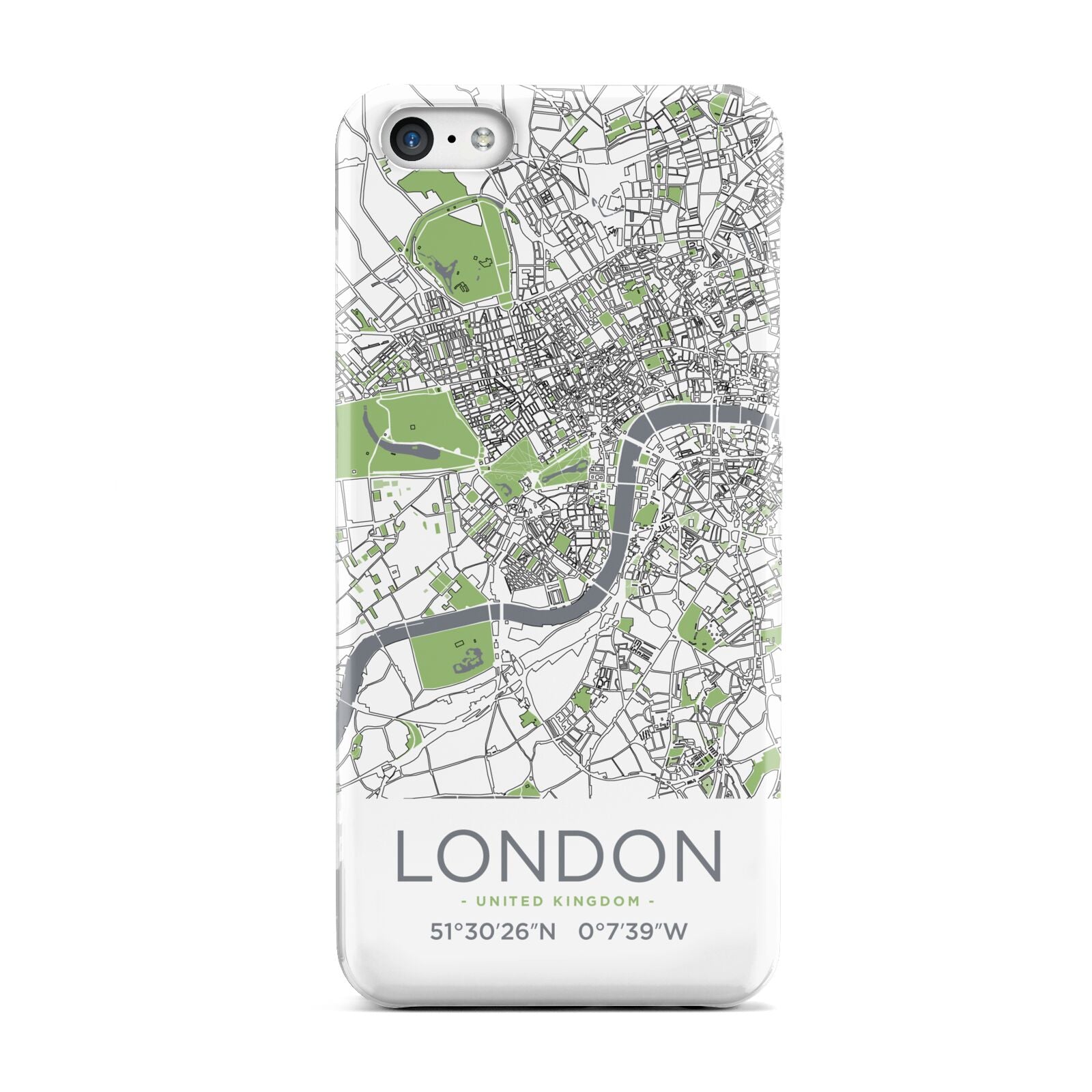 Map of London Apple iPhone 5c Case