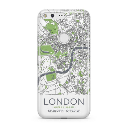 Map of London Google Pixel Case