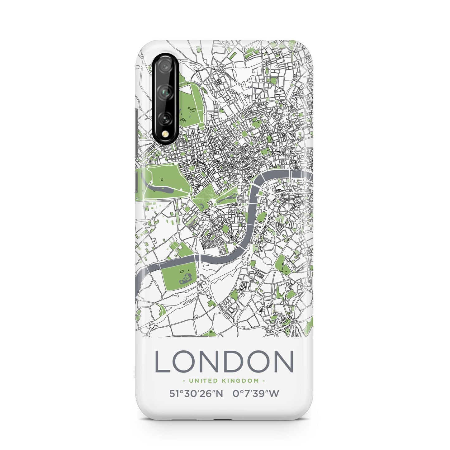 Map of London Huawei Enjoy 10s Phone Case