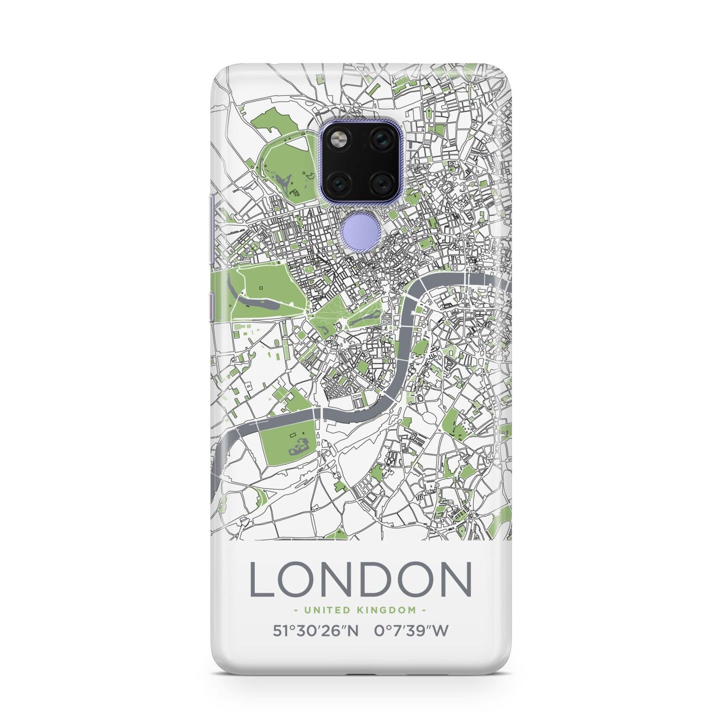 Map of London Huawei Mate 20X Phone Case