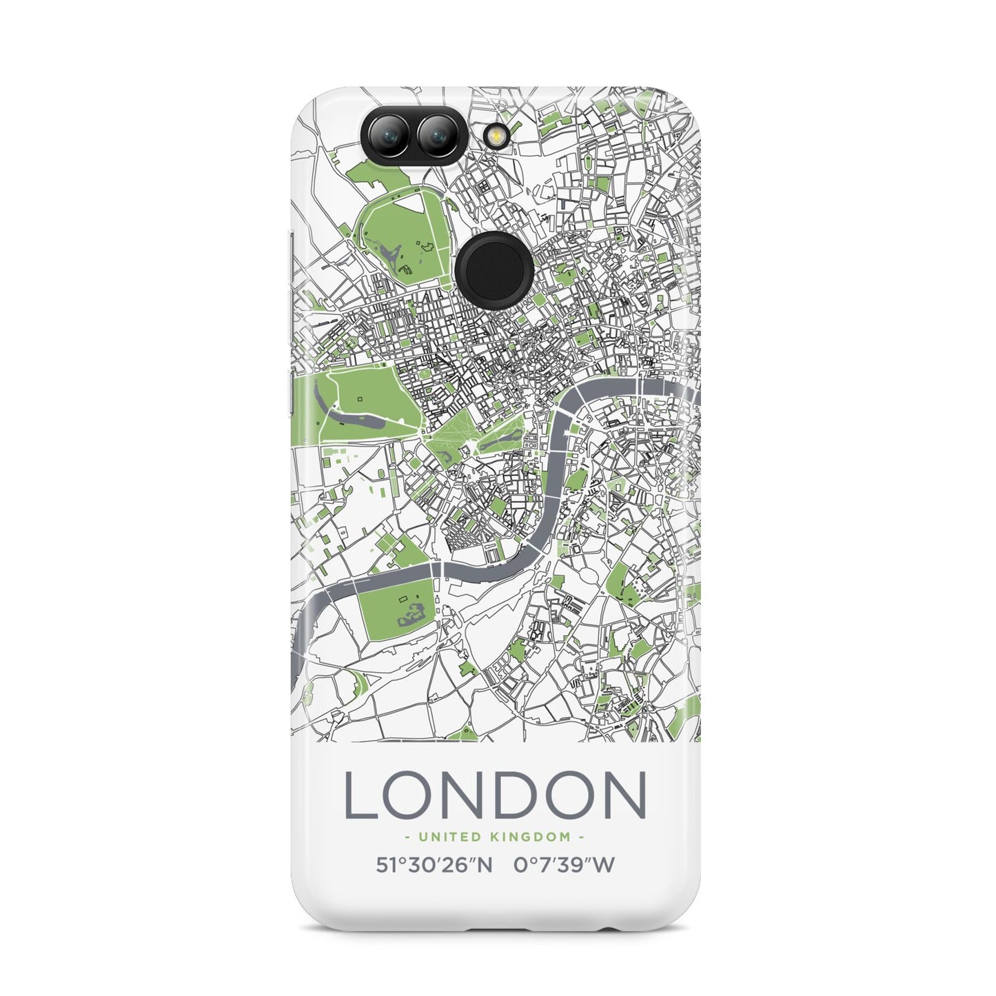 Map of London Huawei Nova 2s Phone Case