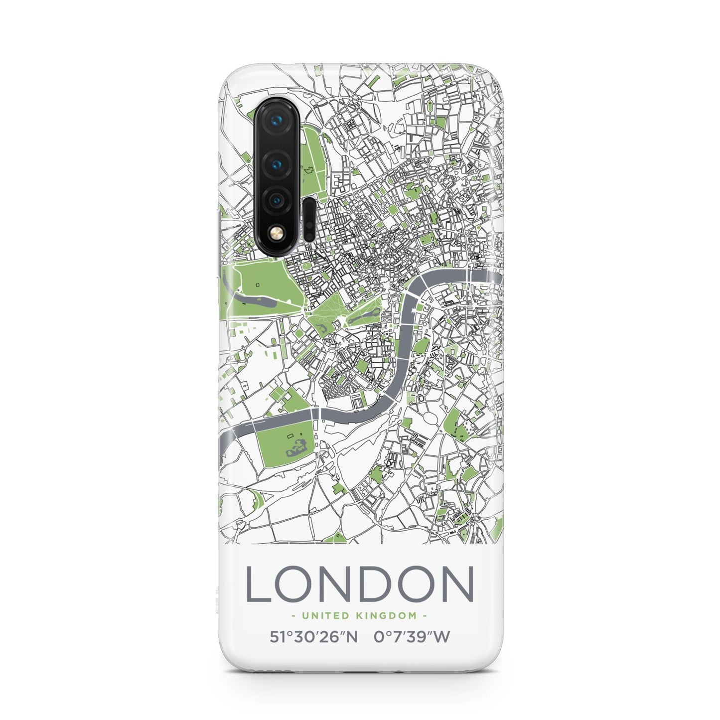 Map of London Huawei Nova 6 Phone Case