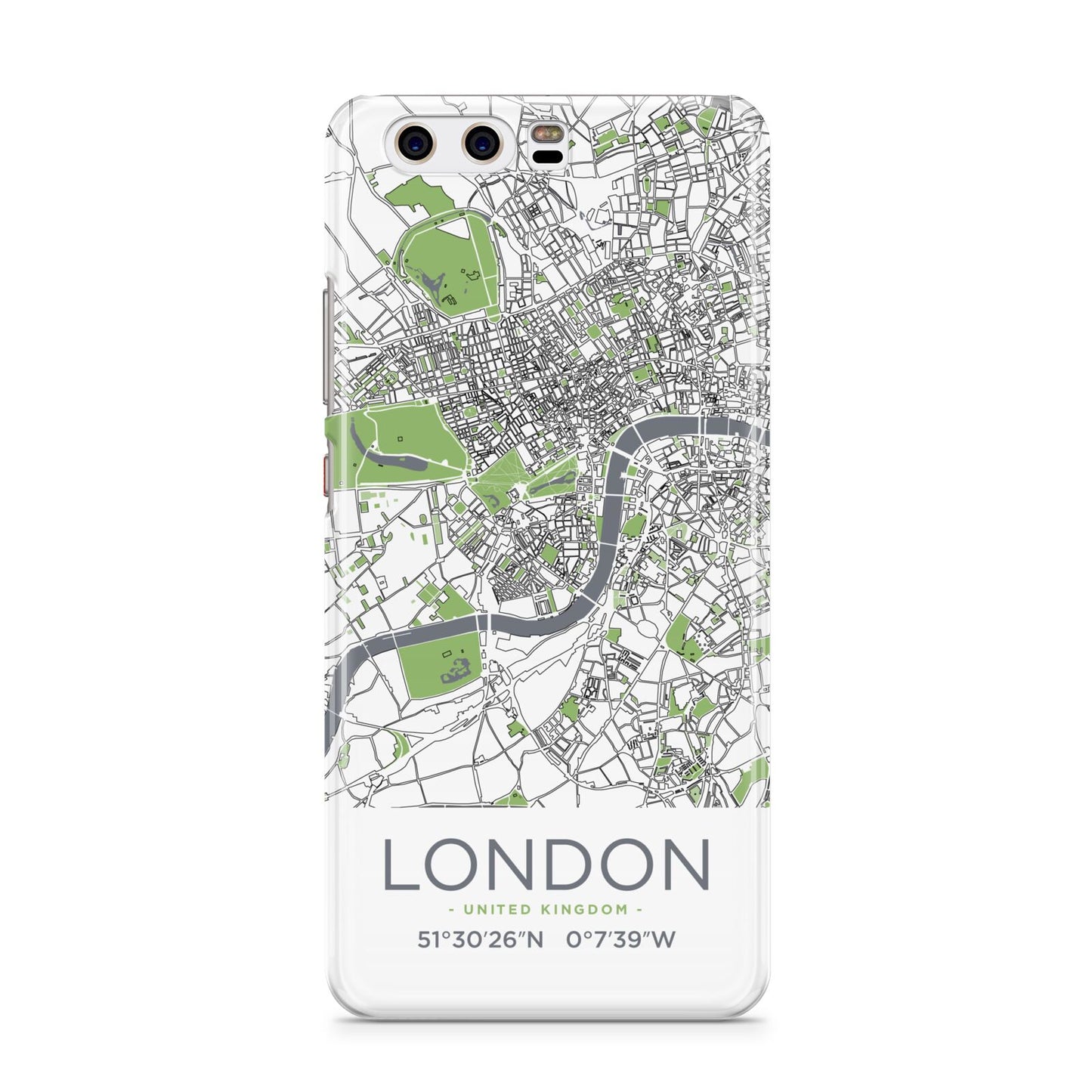 Map of London Huawei P10 Phone Case