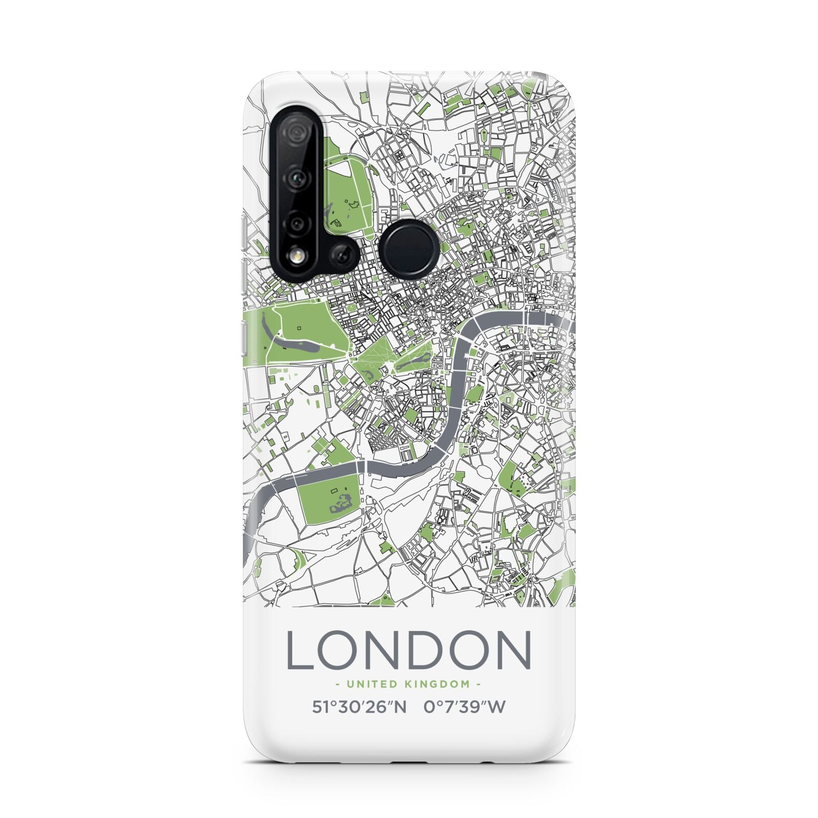 Map of London Huawei P20 Lite 5G Phone Case