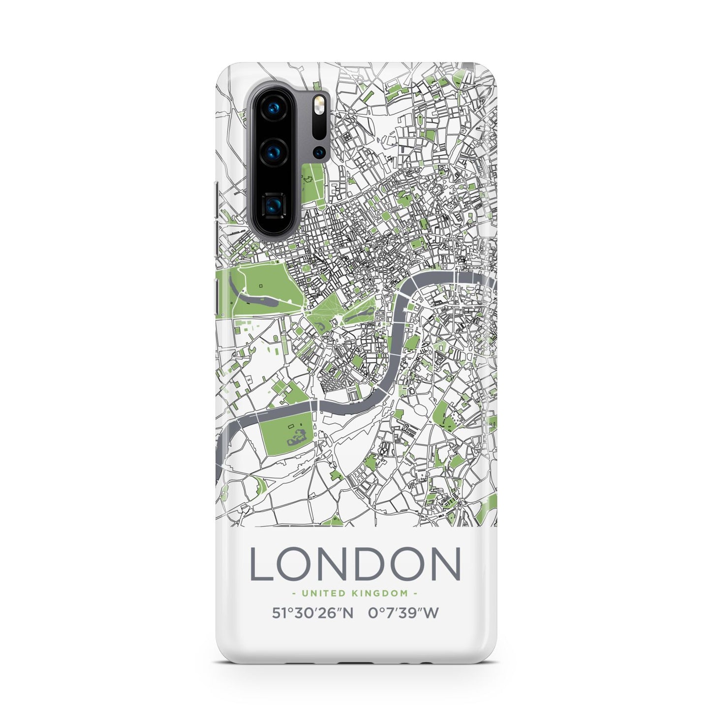 Map of London Huawei P30 Pro Phone Case