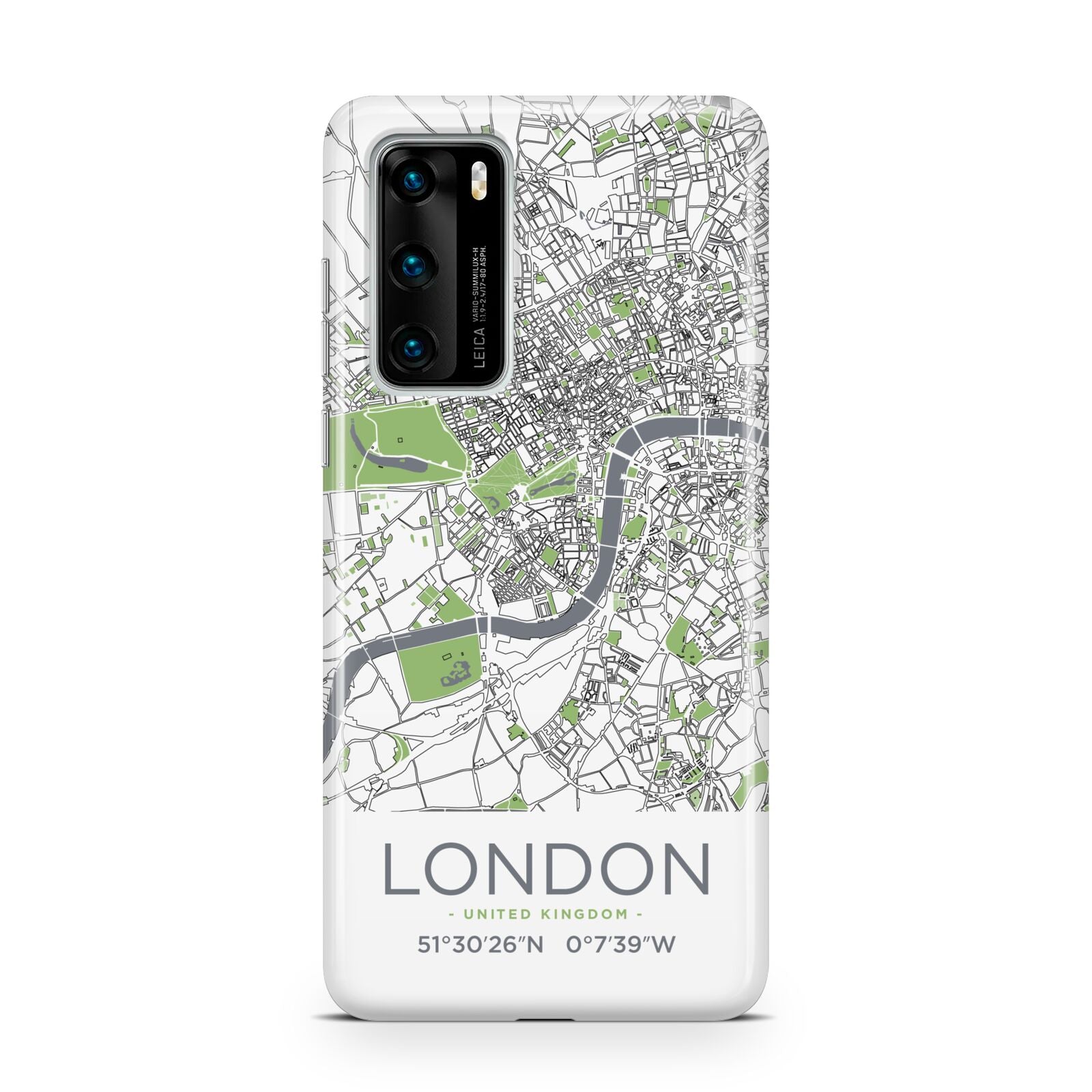 Map of London Huawei P40 Phone Case