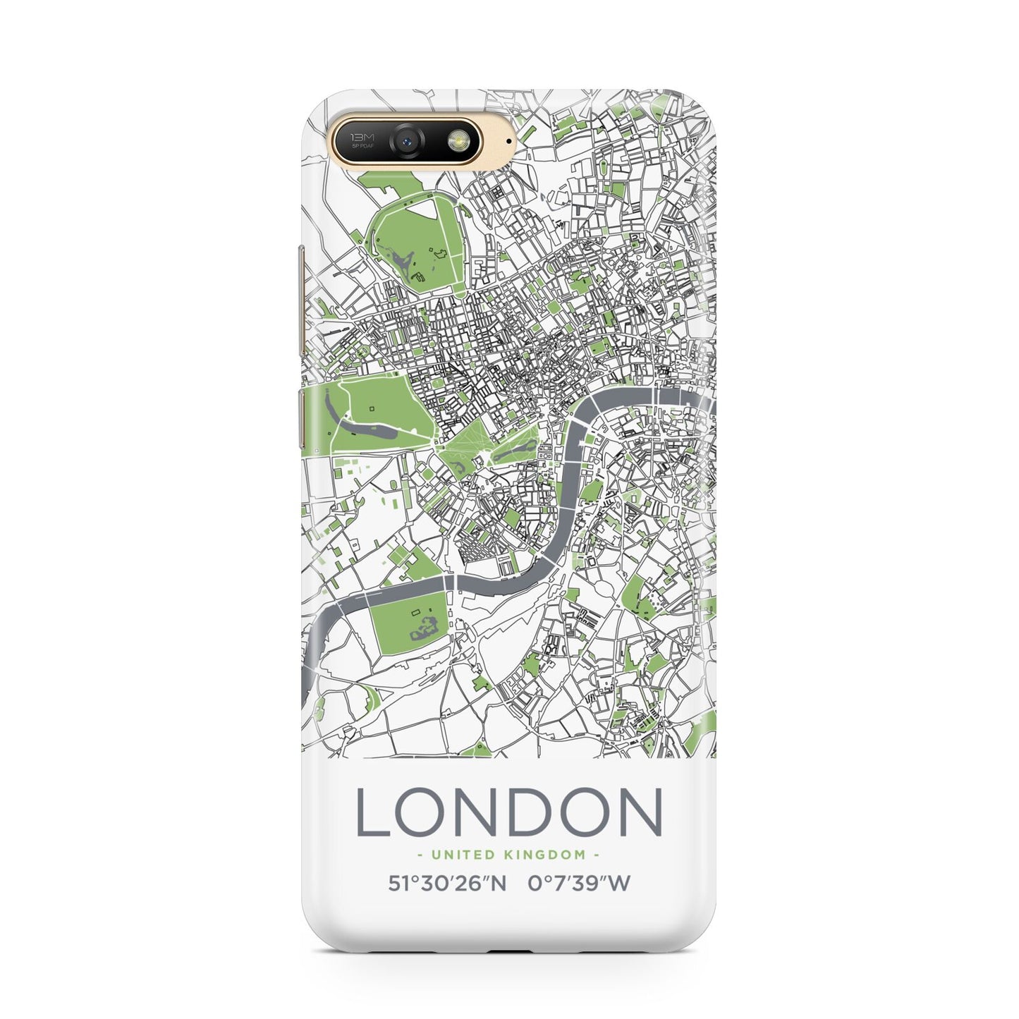 Map of London Huawei Y6 2018