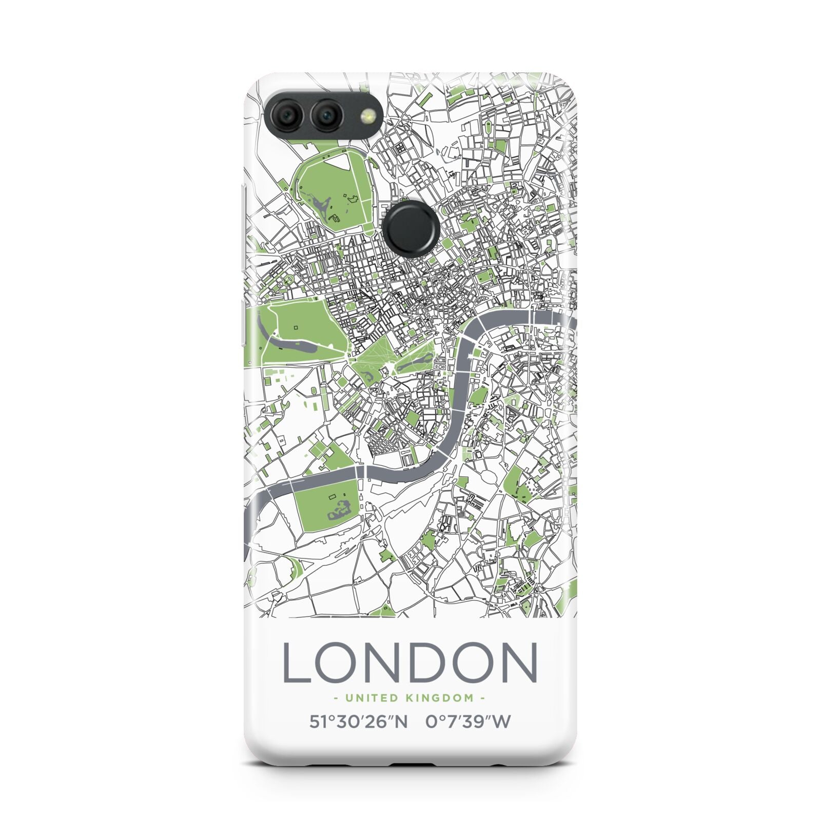 Map of London Huawei Y9 2018