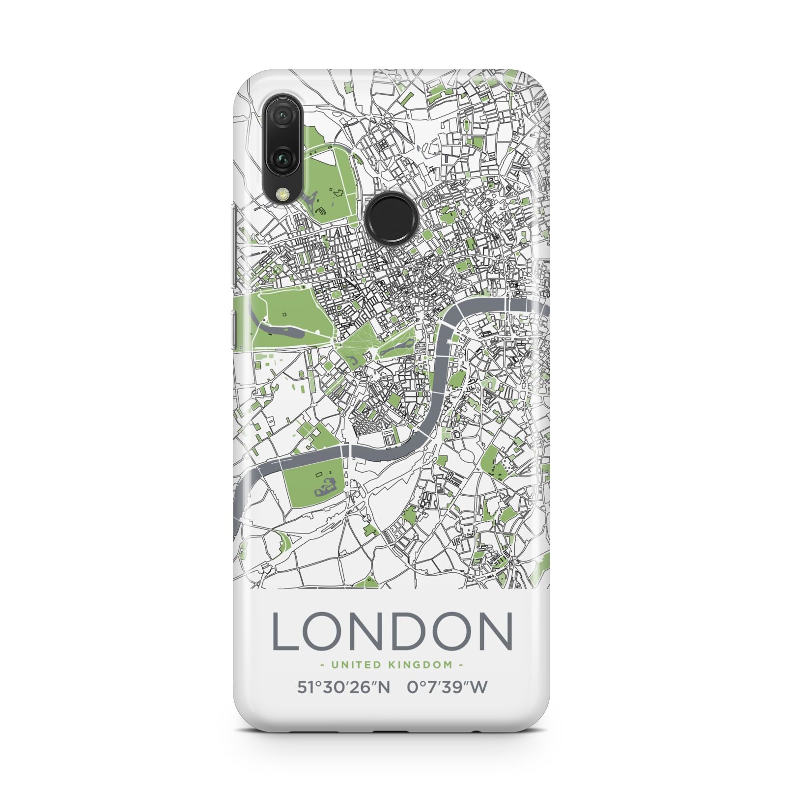 Map of London Huawei Y9 2019