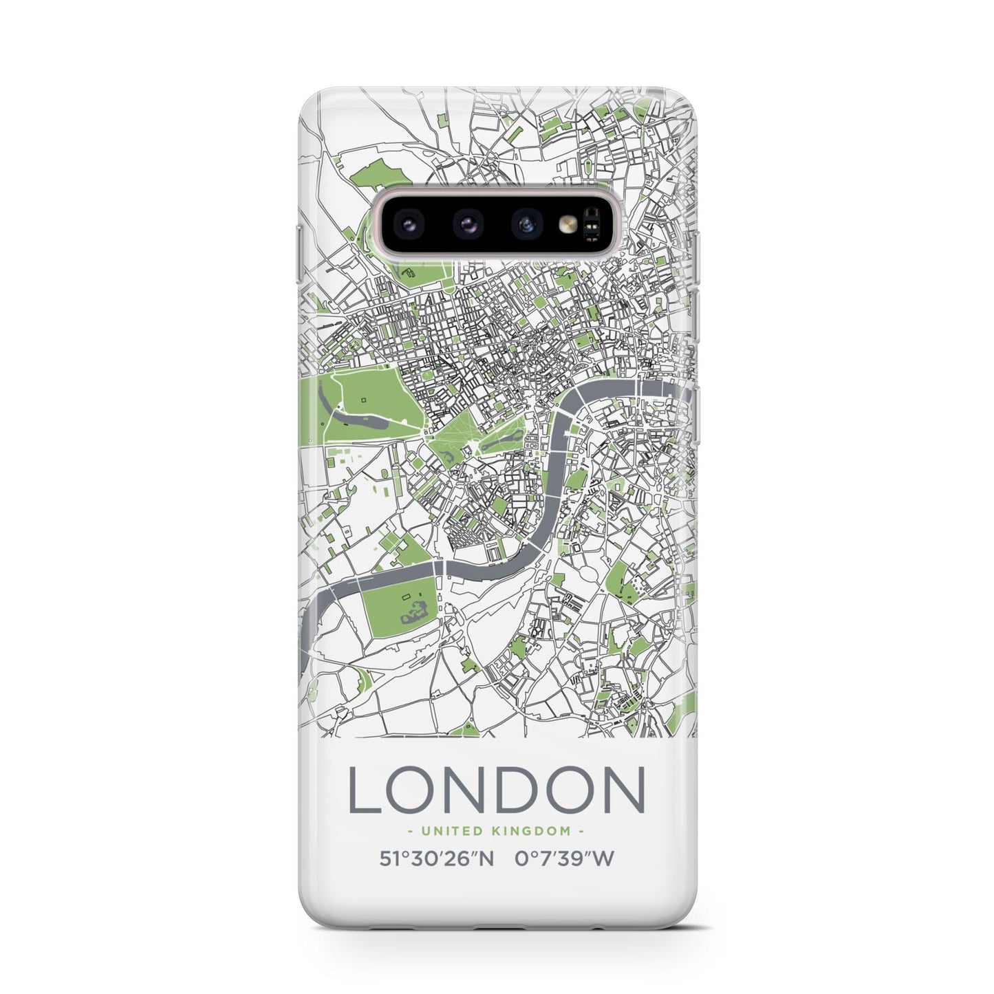 Map of London Protective Samsung Galaxy Case