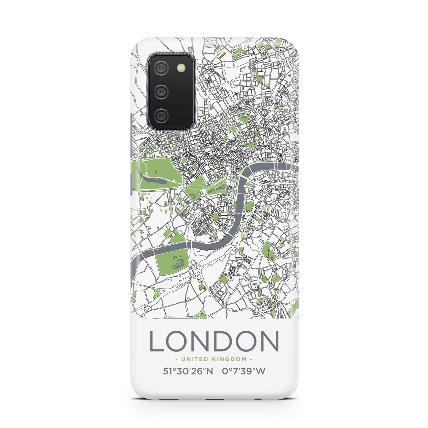 Map of London Samsung A02s Case