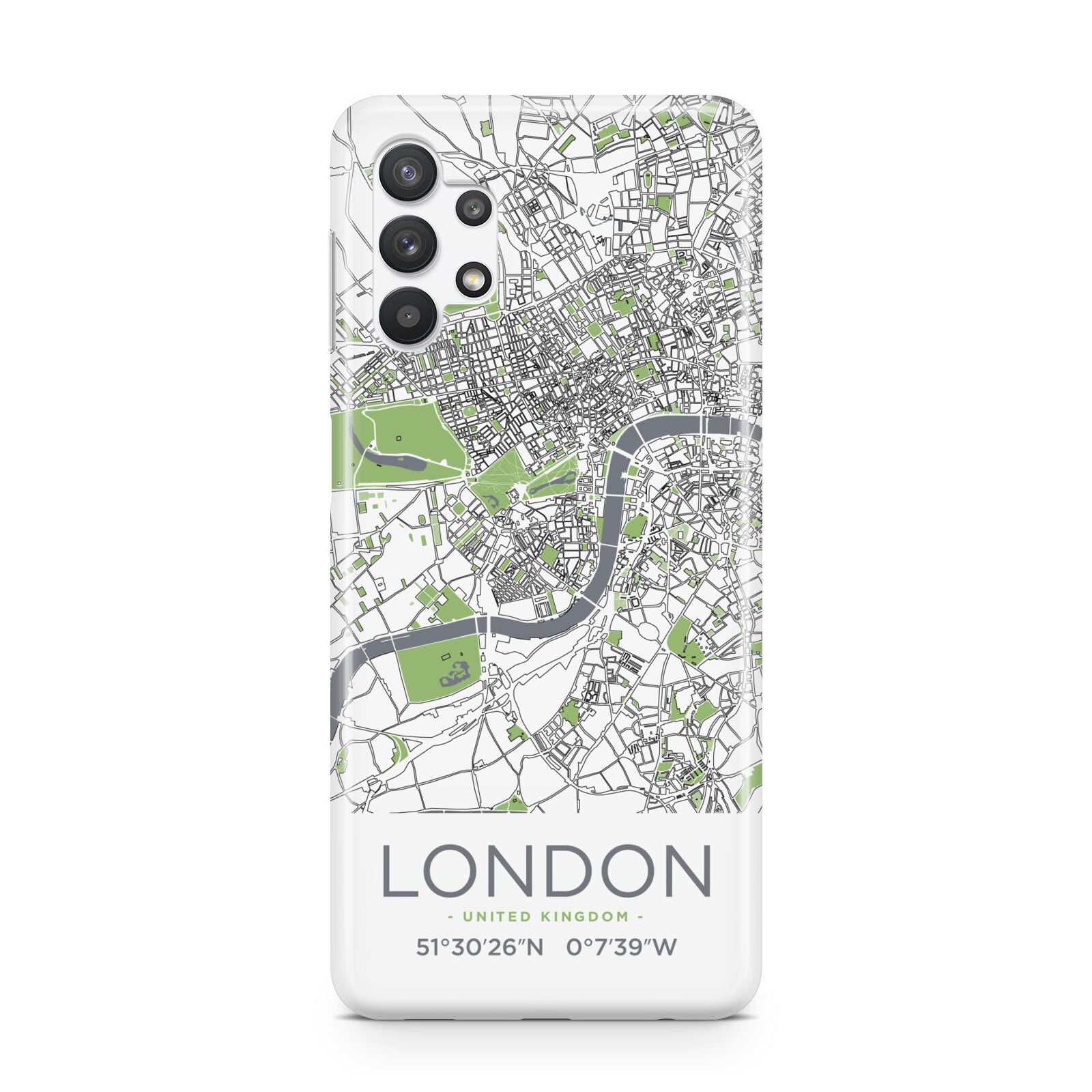 Map of London Samsung A32 5G Case