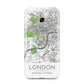 Map of London Samsung Galaxy A3 2017 Case on gold phone