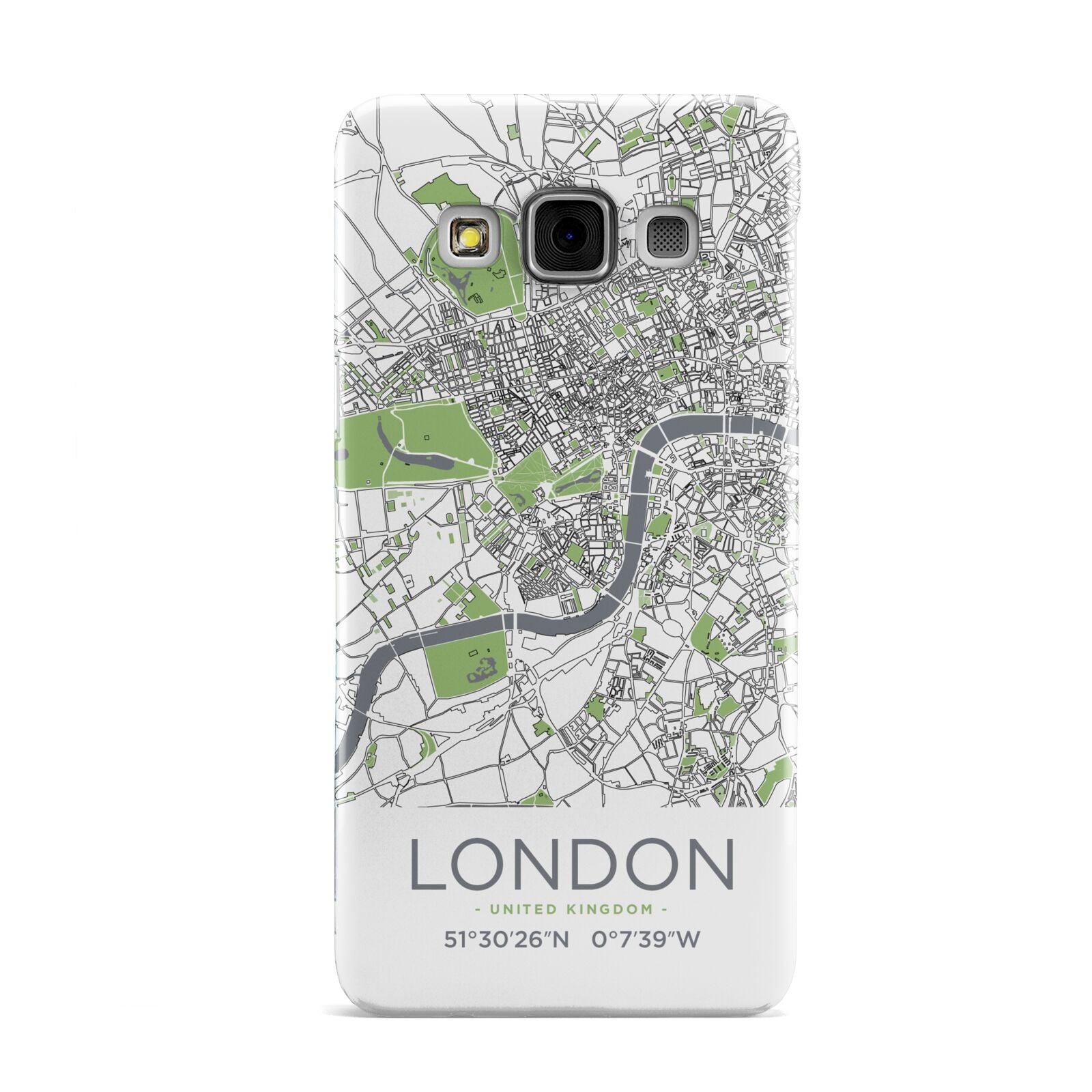 Map of London Samsung Galaxy A3 Case