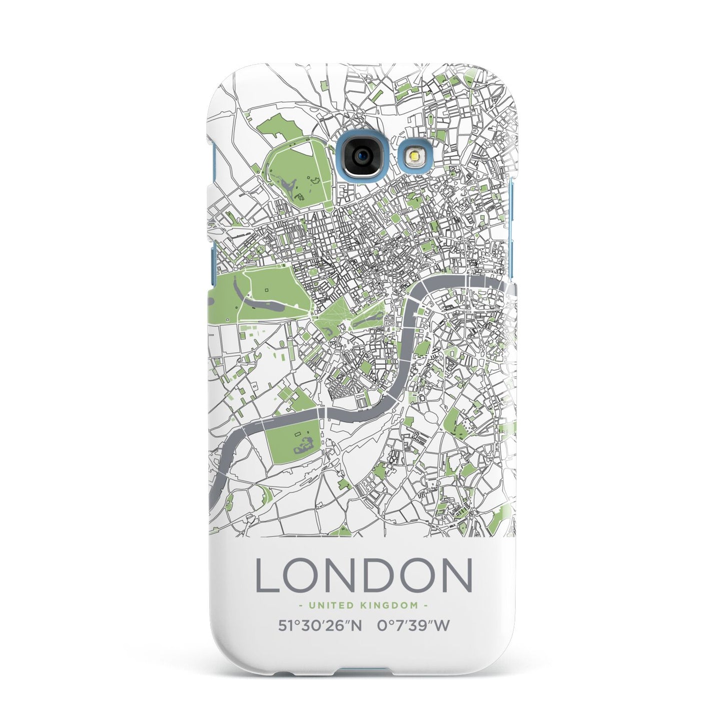 Map of London Samsung Galaxy A7 2017 Case