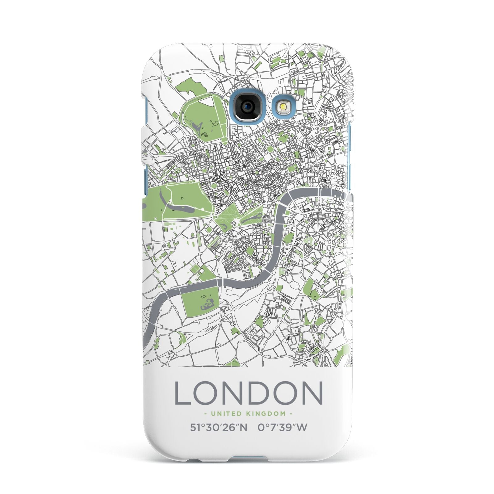 Map of London Samsung Galaxy A7 2017 Case