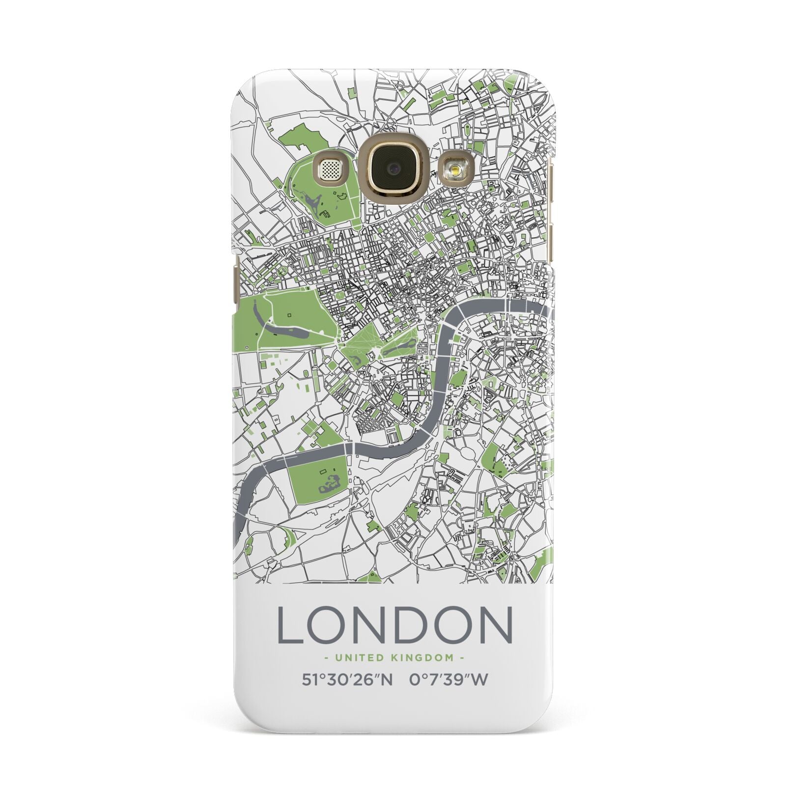 Map of London Samsung Galaxy A8 Case