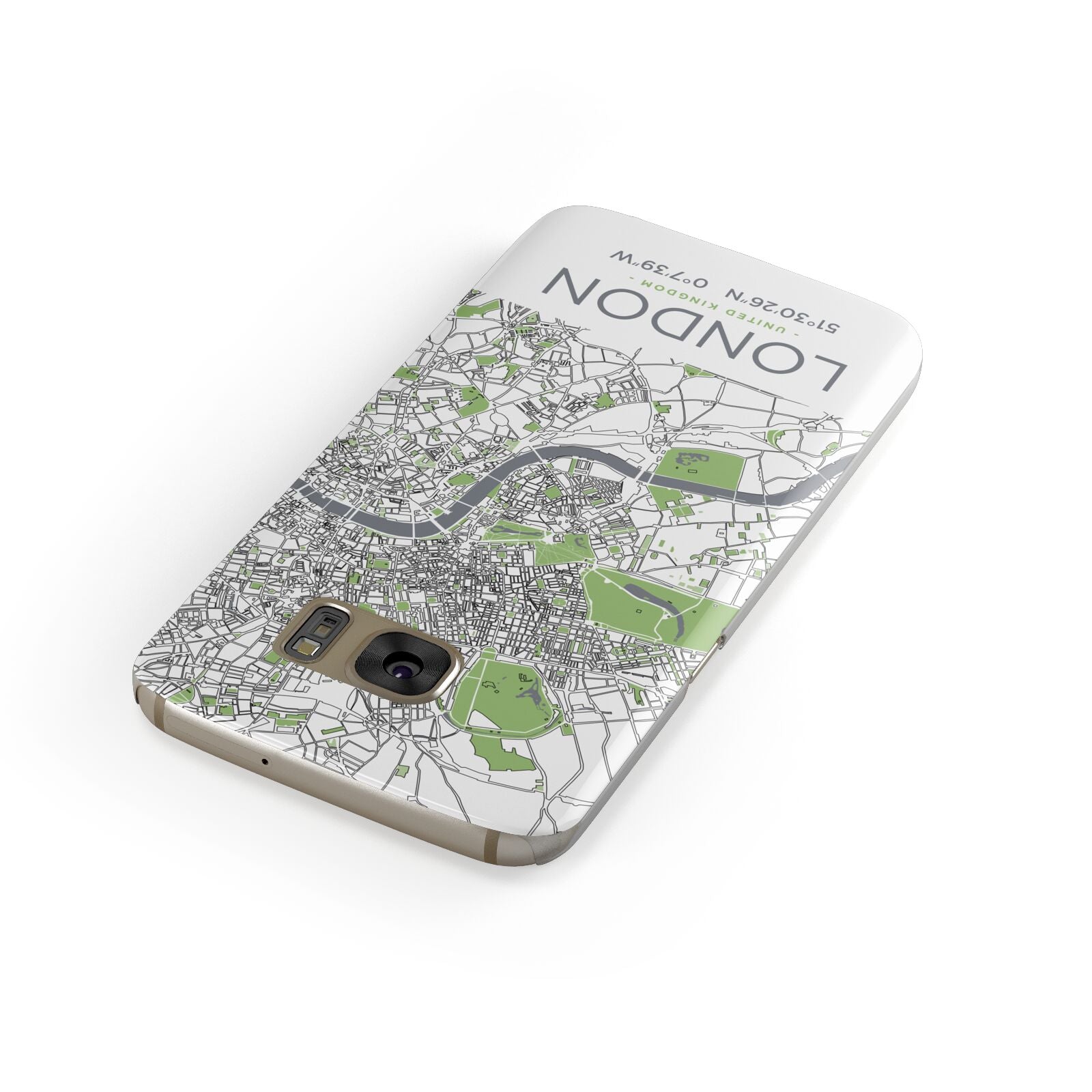 Map of London Samsung Galaxy Case Front Close Up