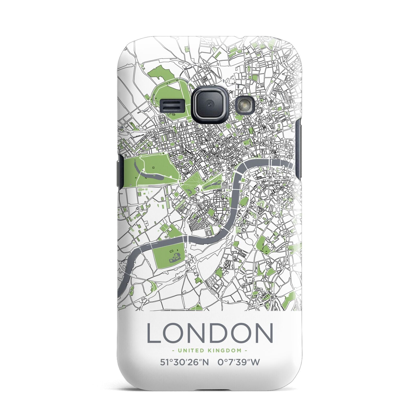 Map of London Samsung Galaxy J1 2016 Case