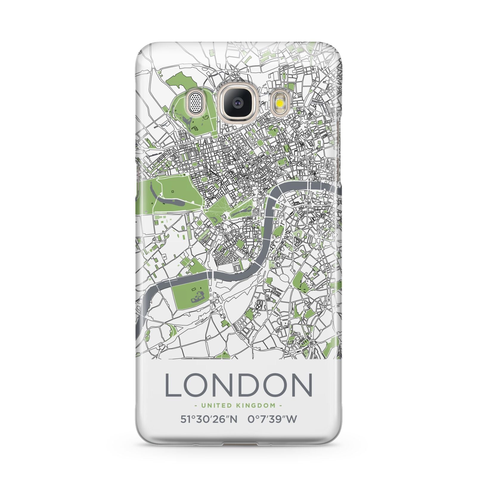 Map of London Samsung Galaxy J5 2016 Case