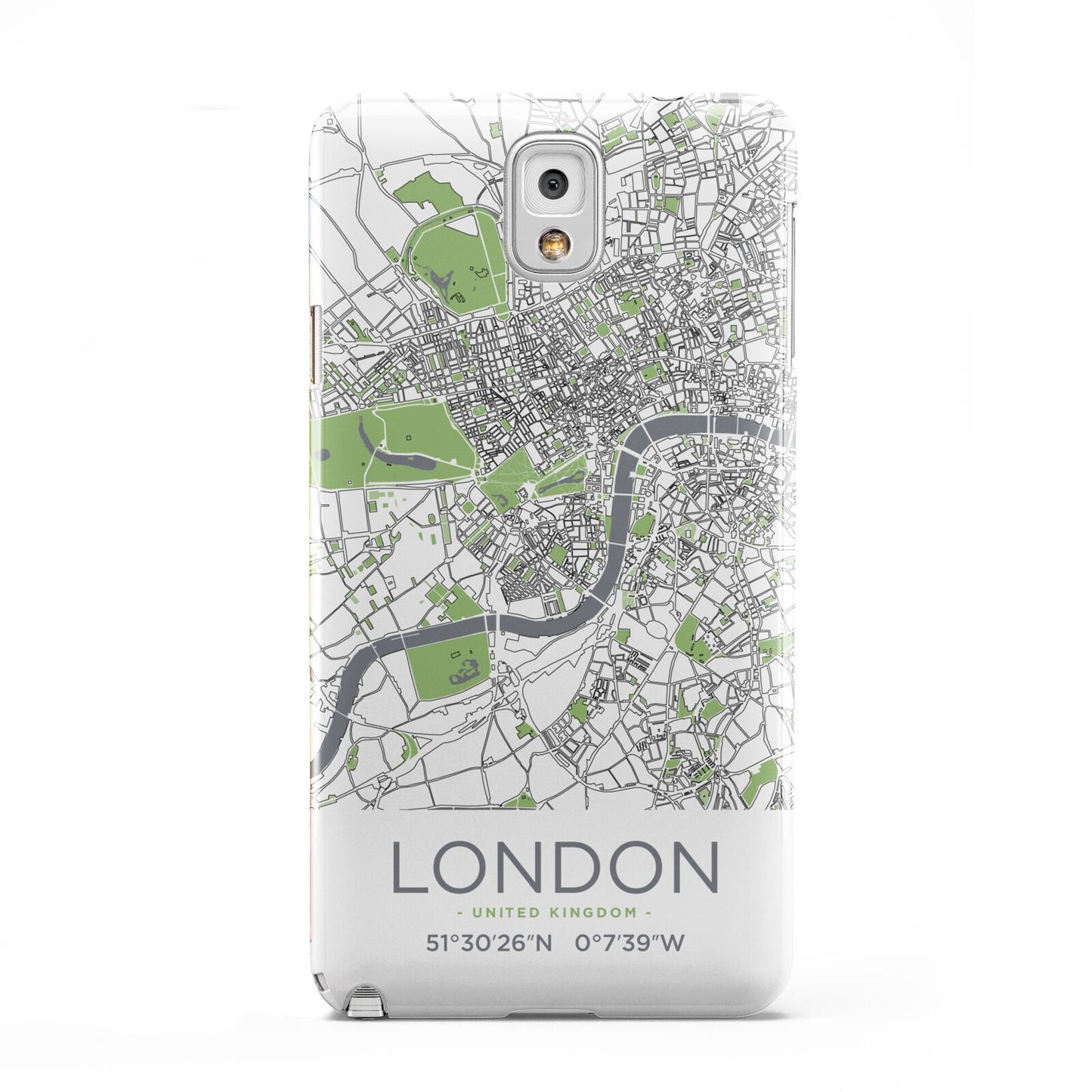 Map of London Samsung Galaxy Note 3 Case