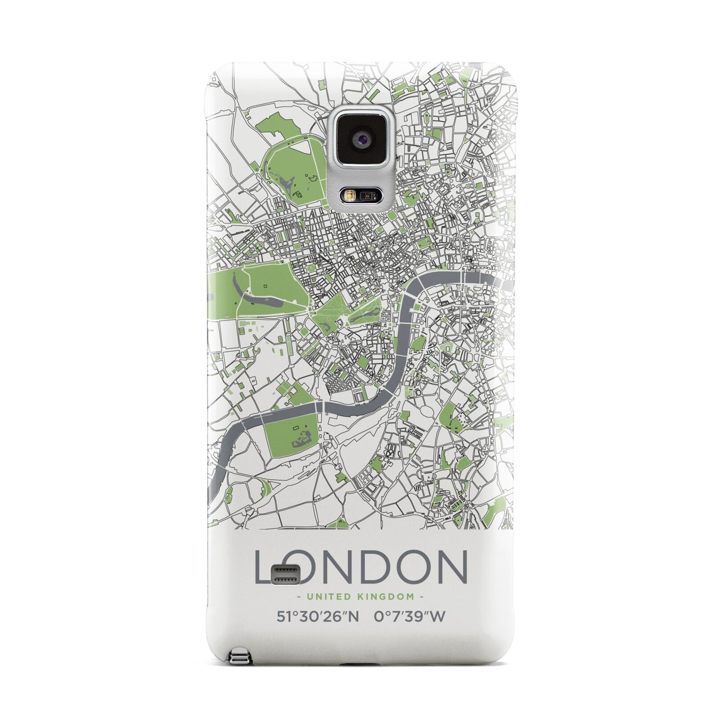 Map of London Samsung Galaxy Note 4 Case