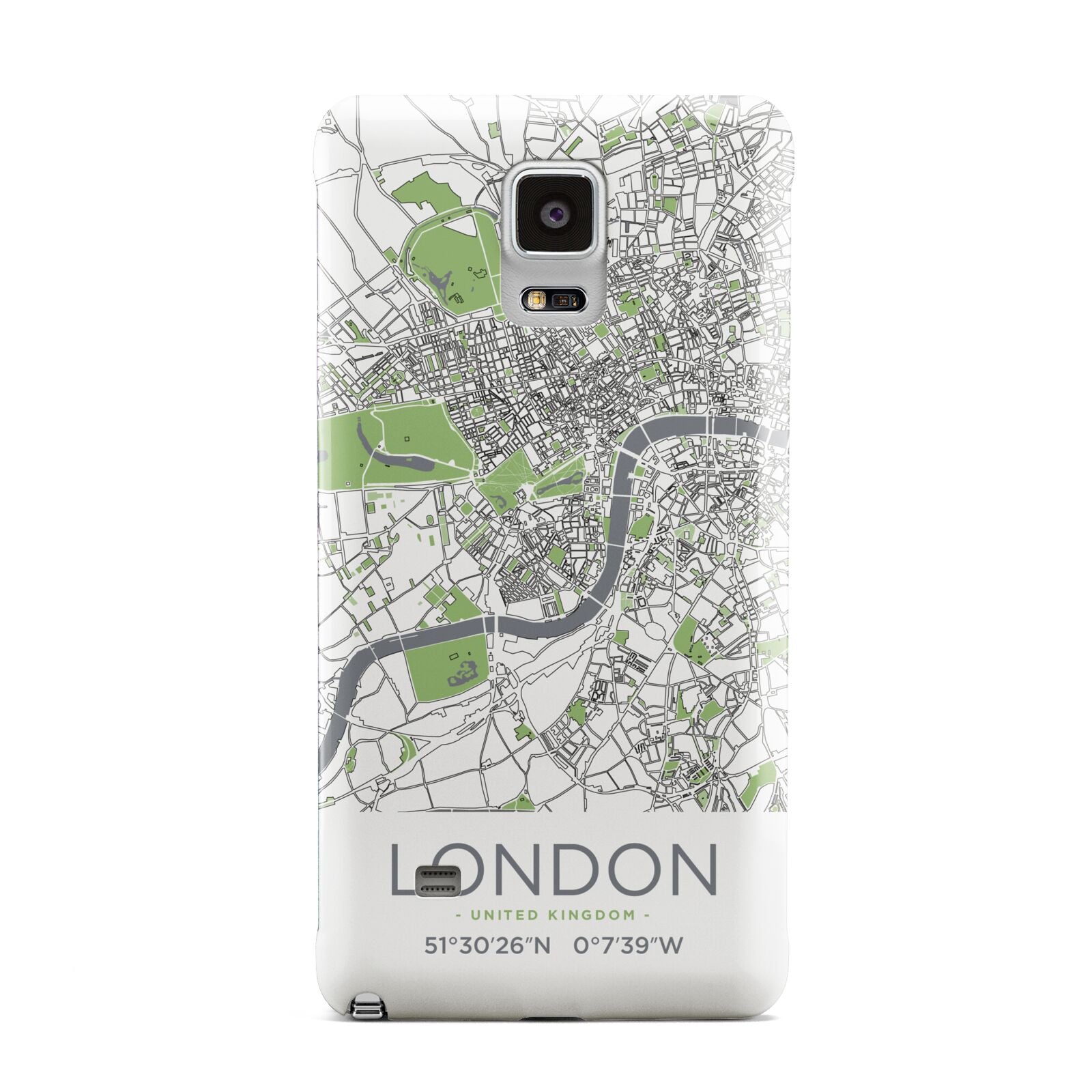 Map of London Samsung Galaxy Note 4 Case