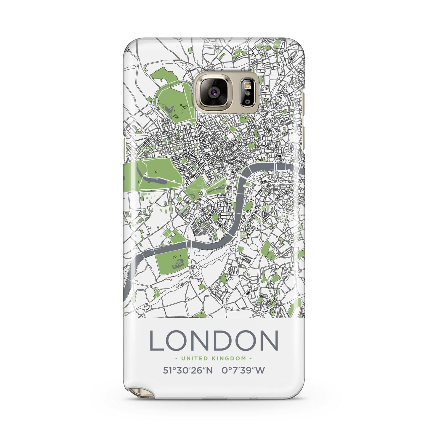 Map of London Samsung Galaxy Note 5 Case