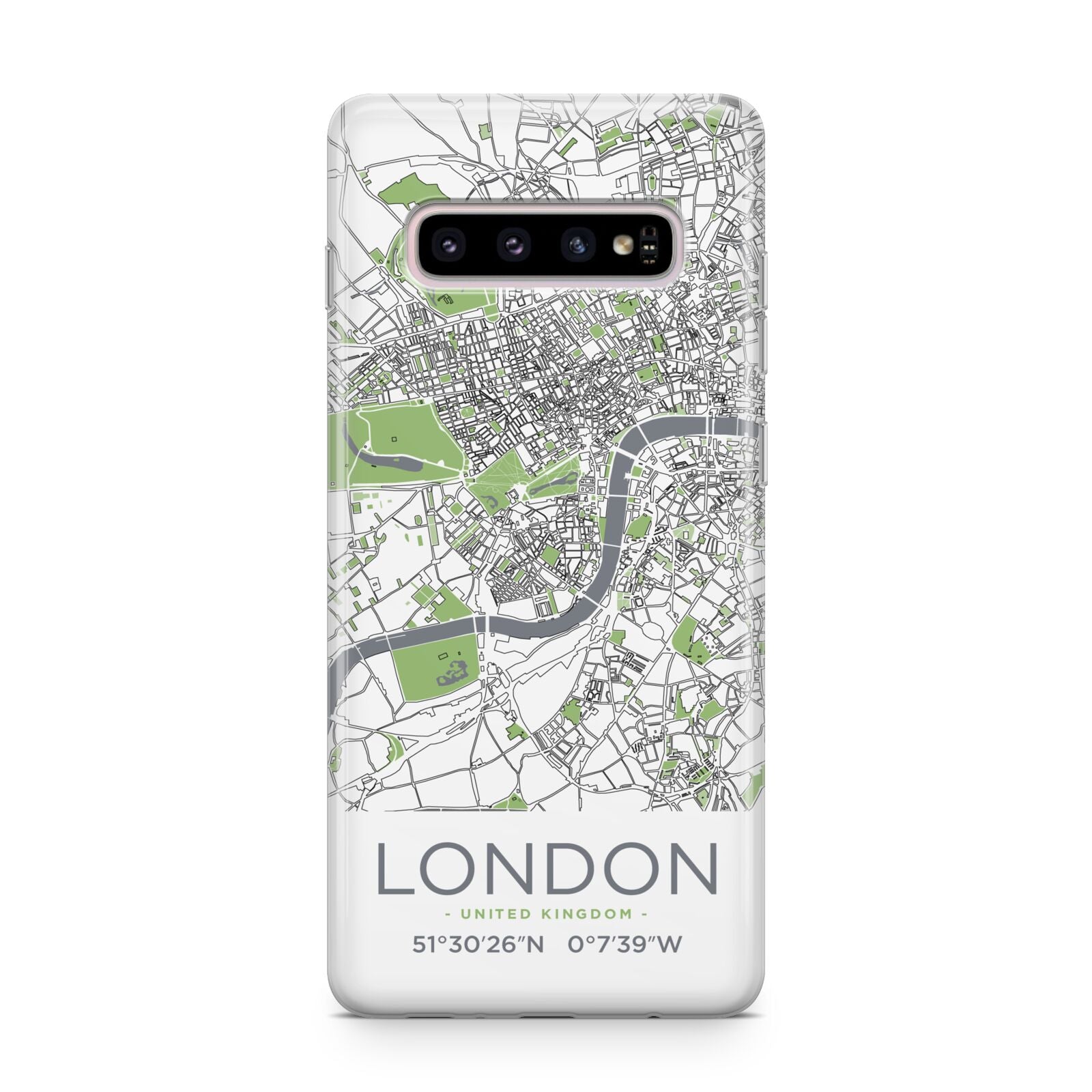 Map of London Samsung Galaxy S10 Plus Case