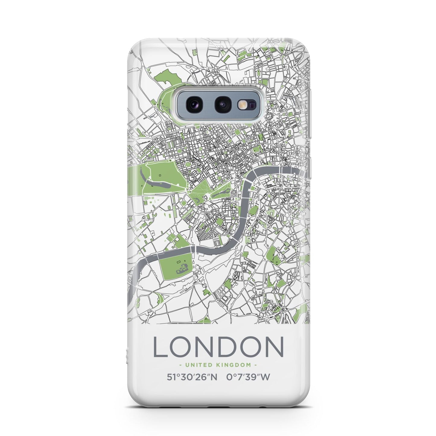Map of London Samsung Galaxy S10E Case