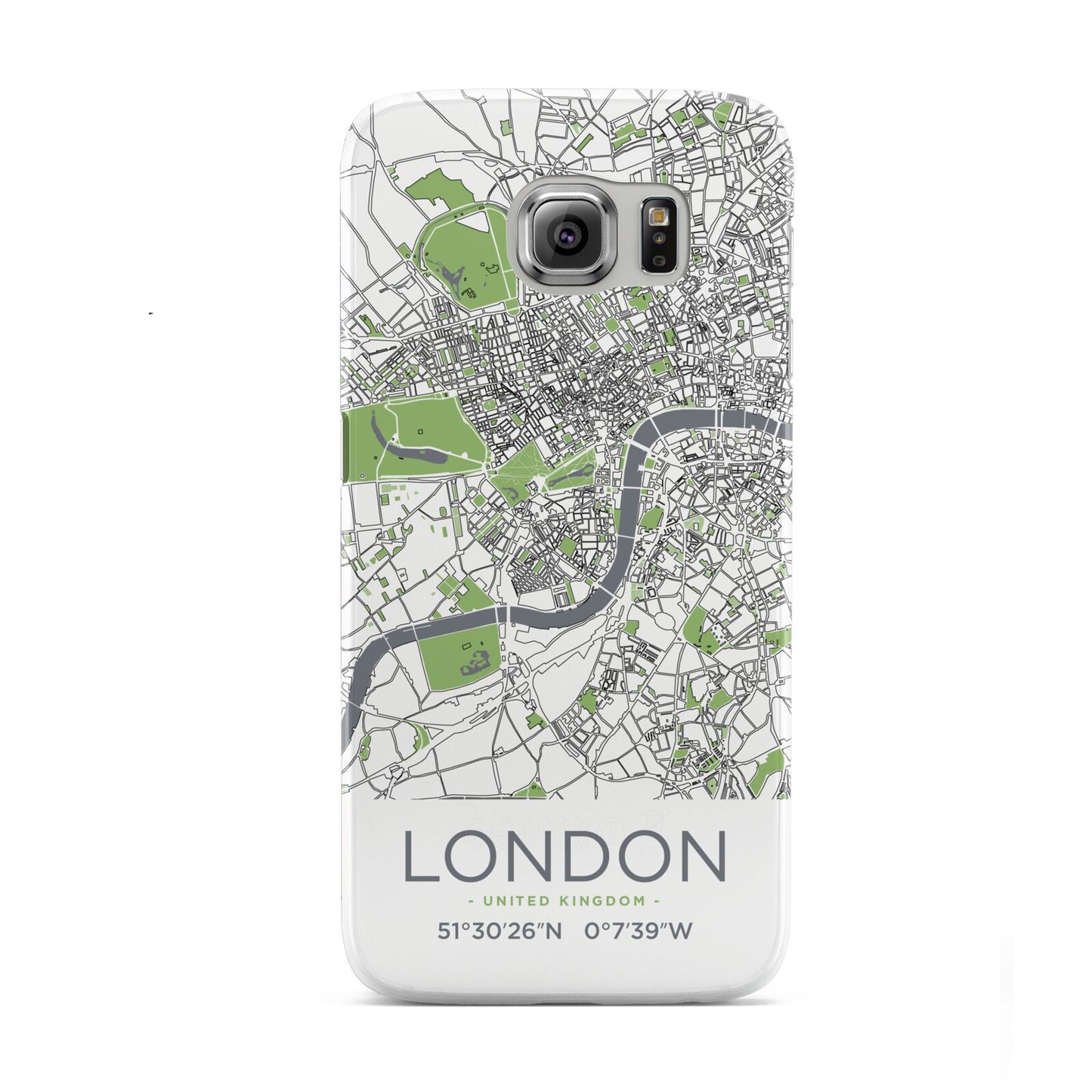 Map of London Samsung Galaxy S6 Case