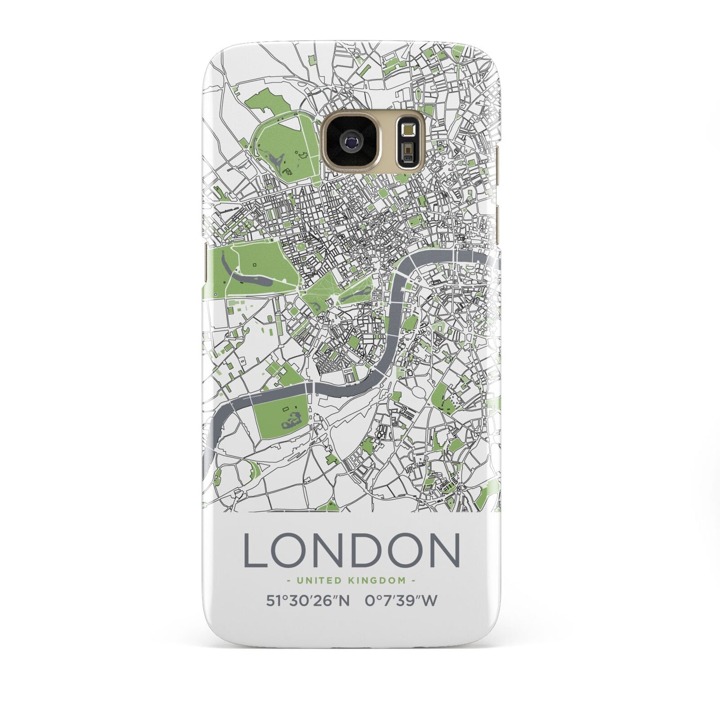 Map of London Samsung Galaxy S7 Edge Case