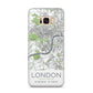 Map of London Samsung Galaxy S8 Plus Case
