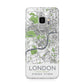 Map of London Samsung Galaxy S9 Case