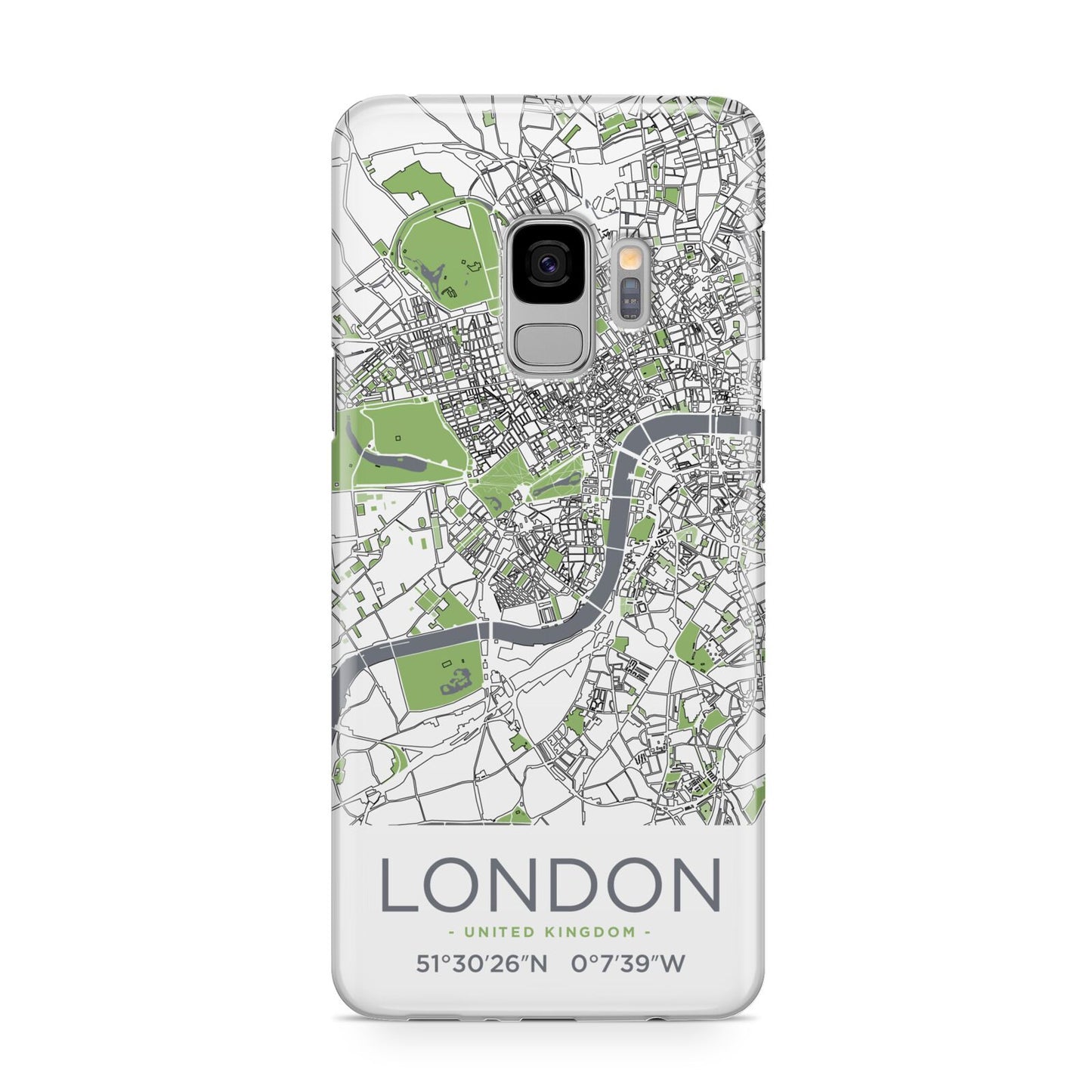 Map of London Samsung Galaxy S9 Case