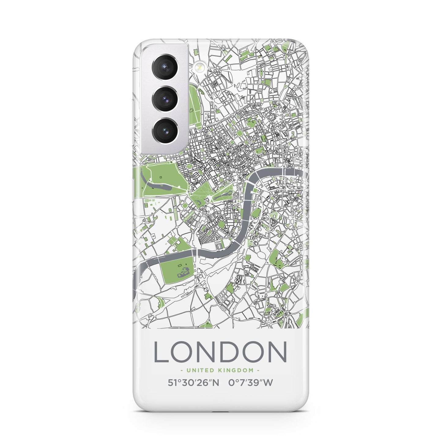 Map of London Samsung S21 Case