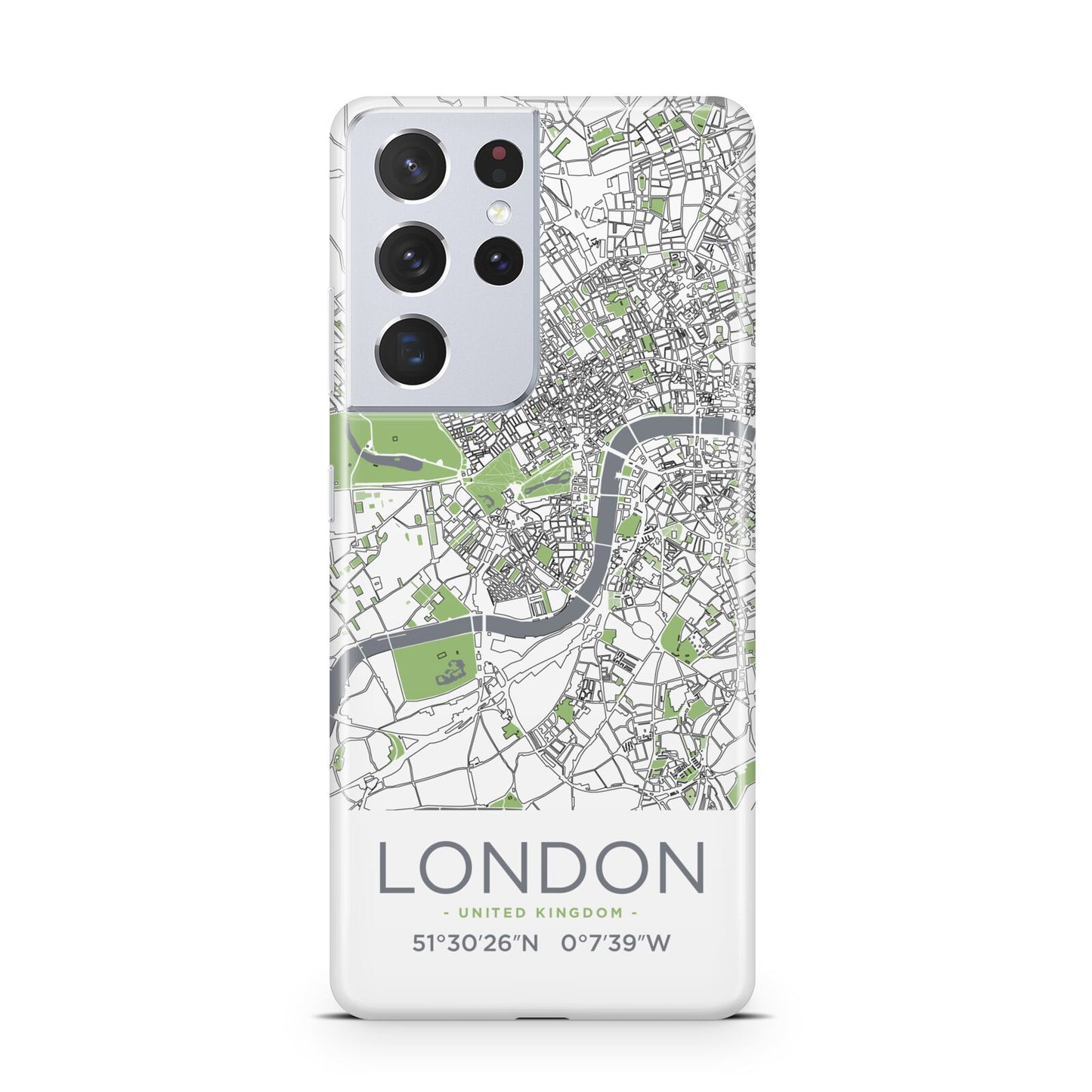 Map of London Samsung S21 Ultra Case