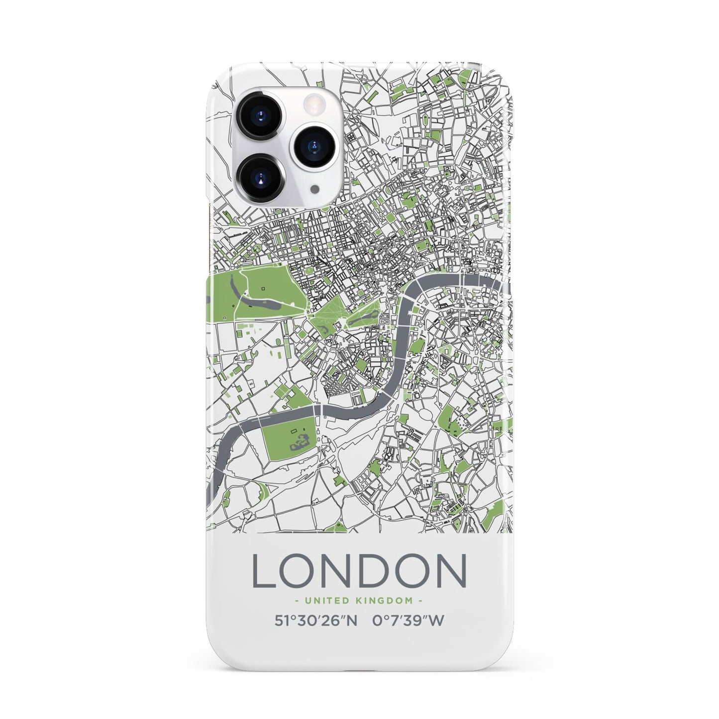 Map of London iPhone 11 Pro 3D Snap Case