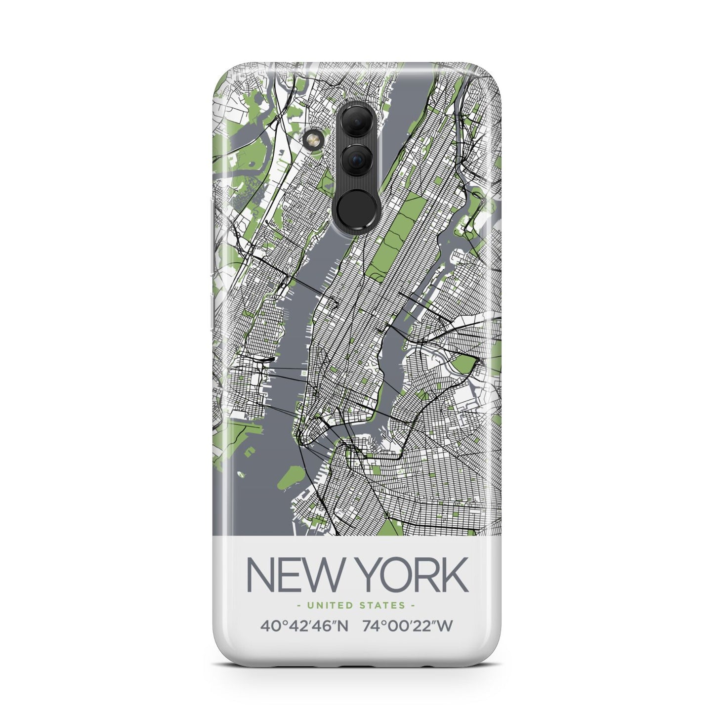 Map of New York Huawei Mate 20 Lite