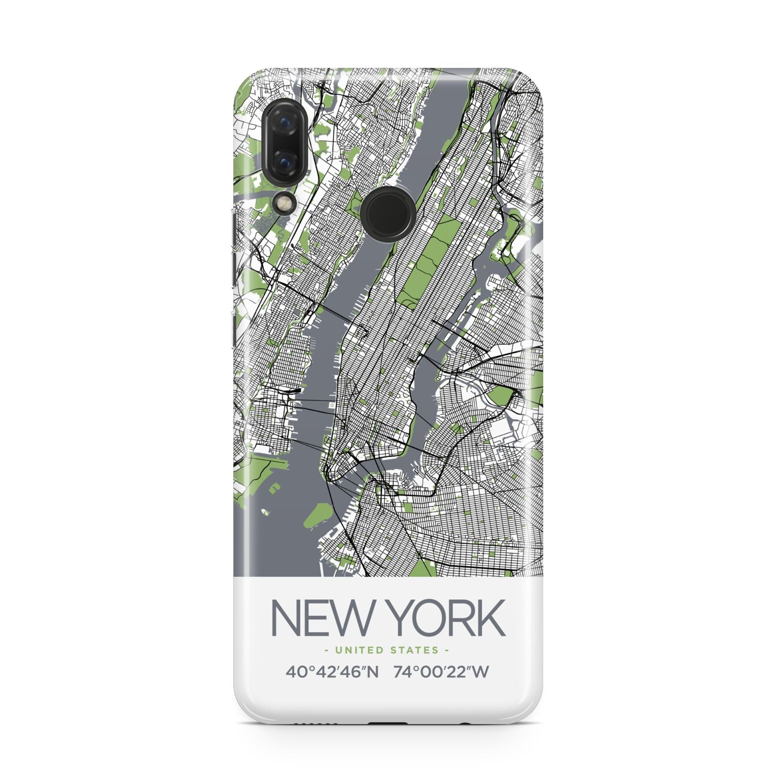 Map of New York Huawei Nova 3 Phone Case