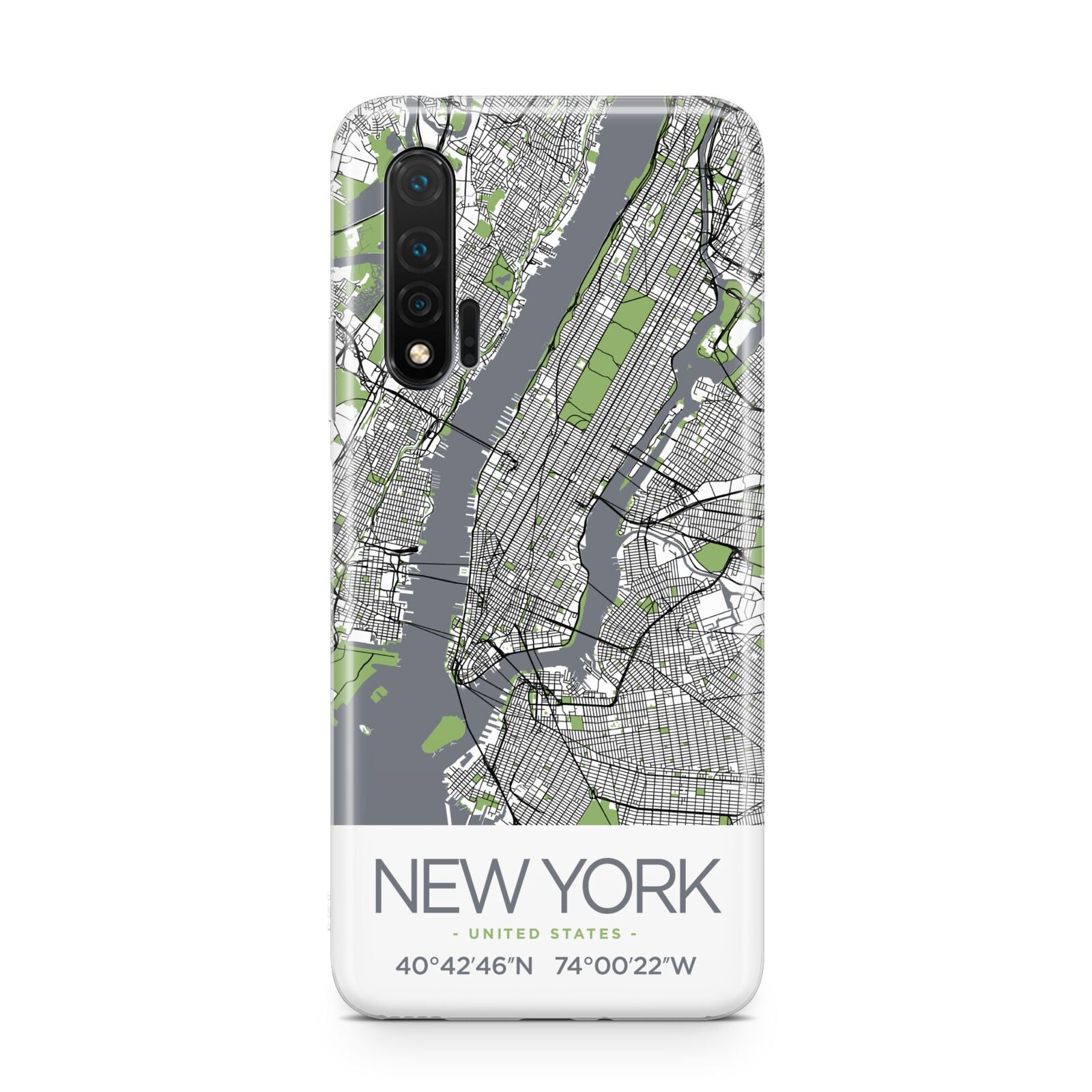 Map of New York Huawei Nova 6 Phone Case