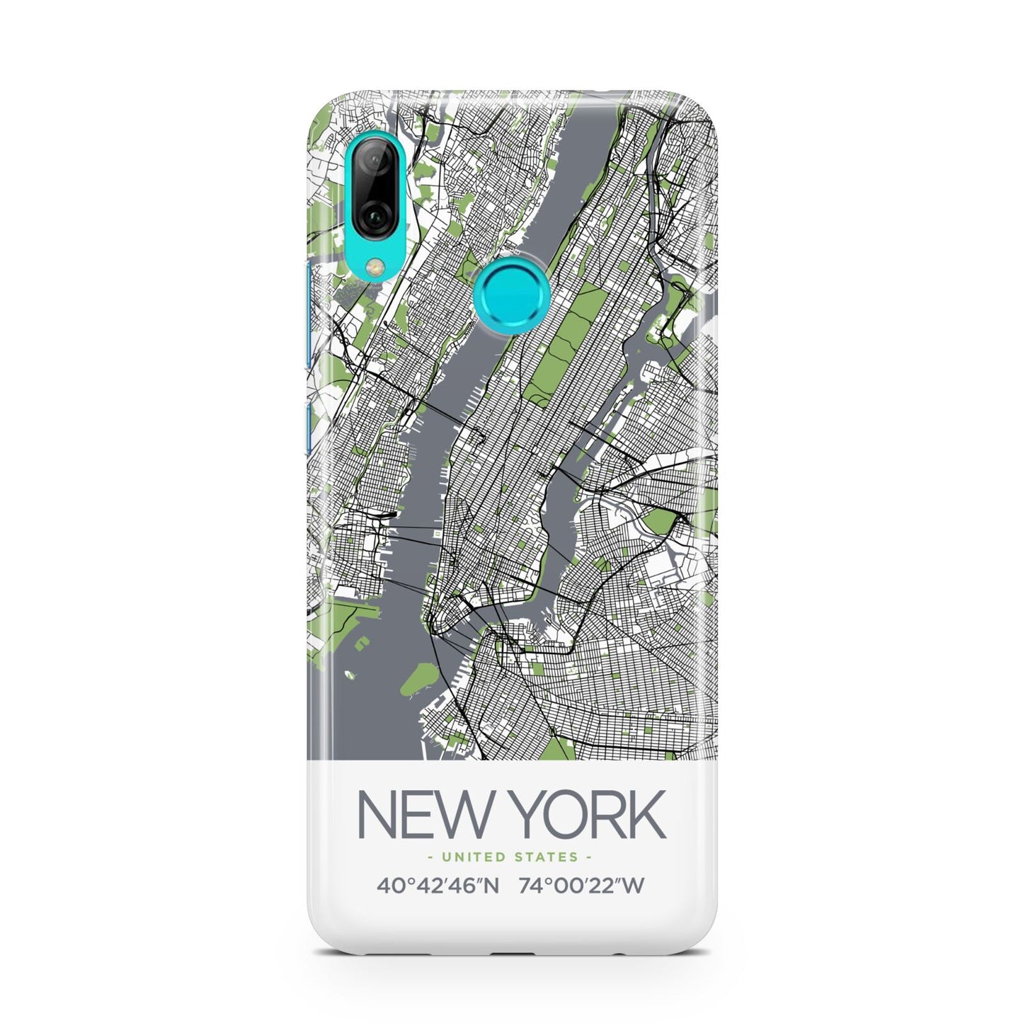 Map of New York Huawei P Smart 2019 Case