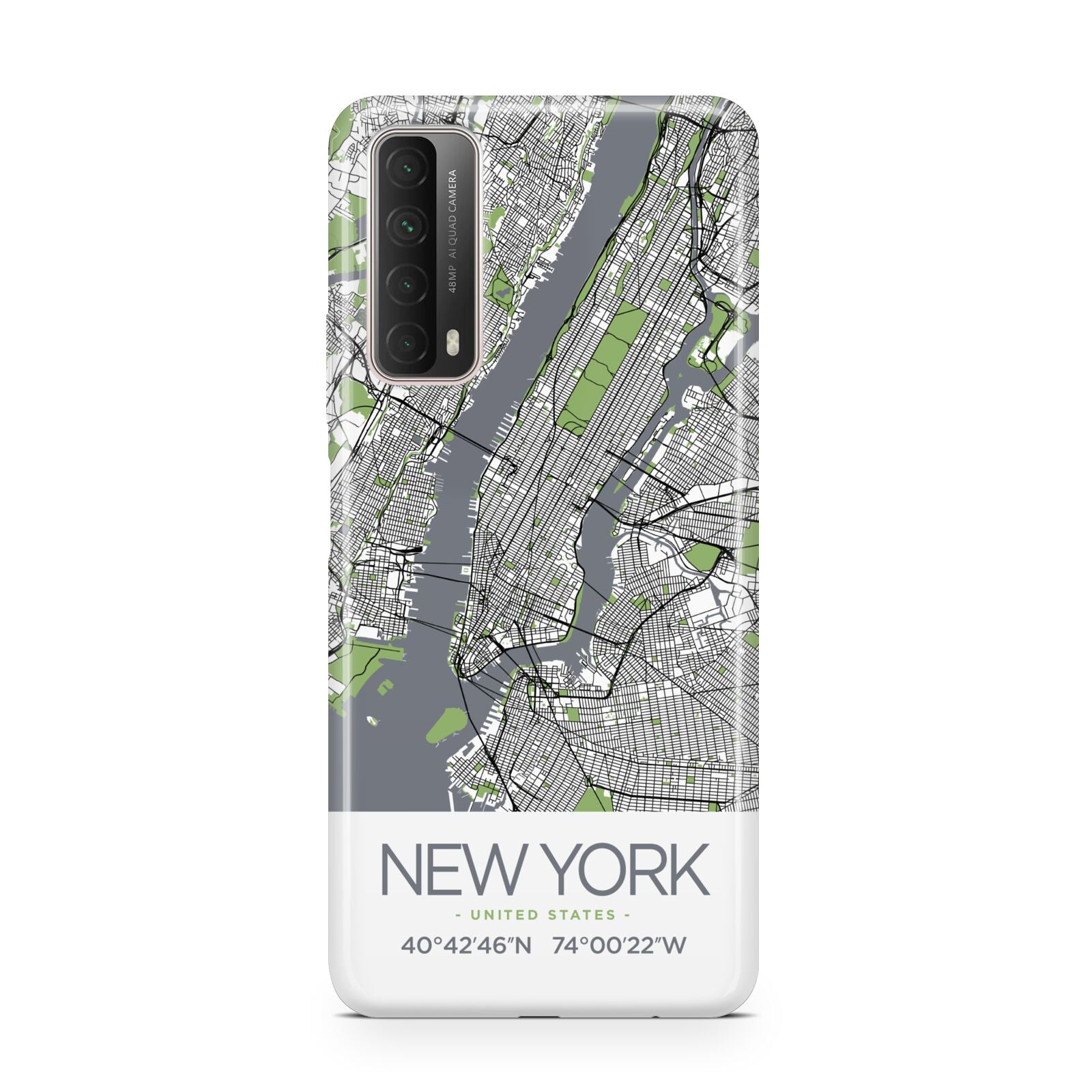 Map of New York Huawei P Smart 2021