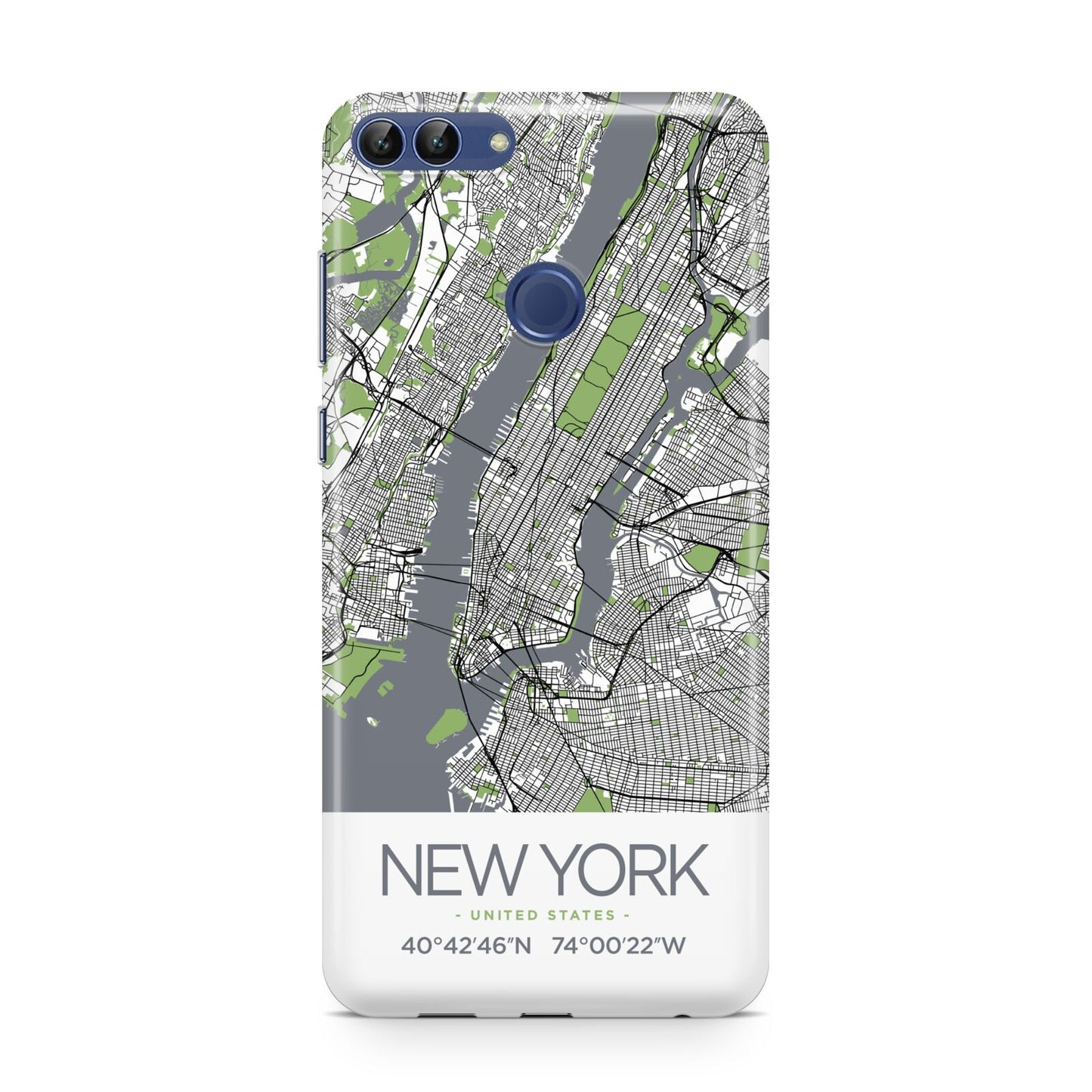 Map of New York Huawei P Smart Case