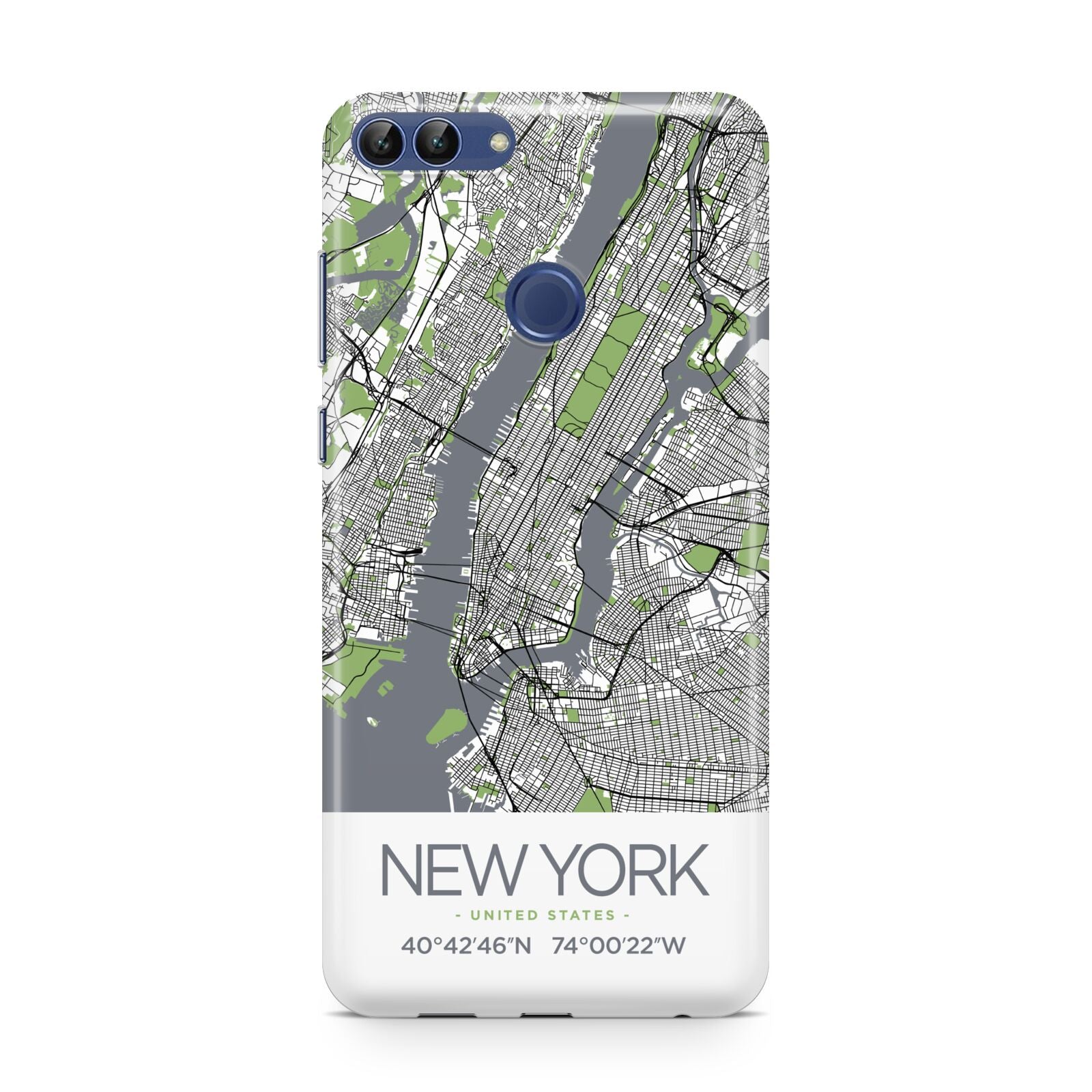 Map of New York Huawei P Smart Case