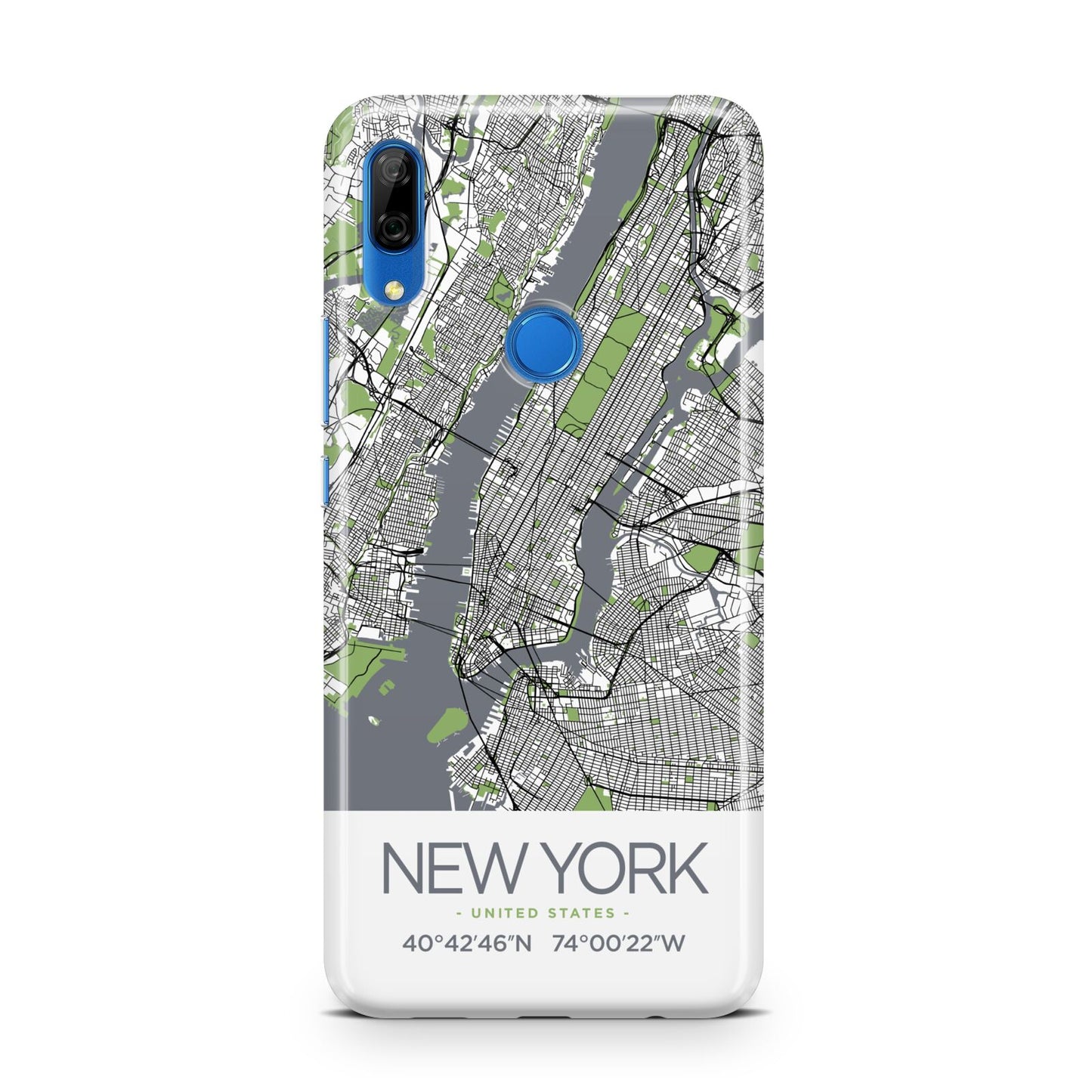 Map of New York Huawei P Smart Z